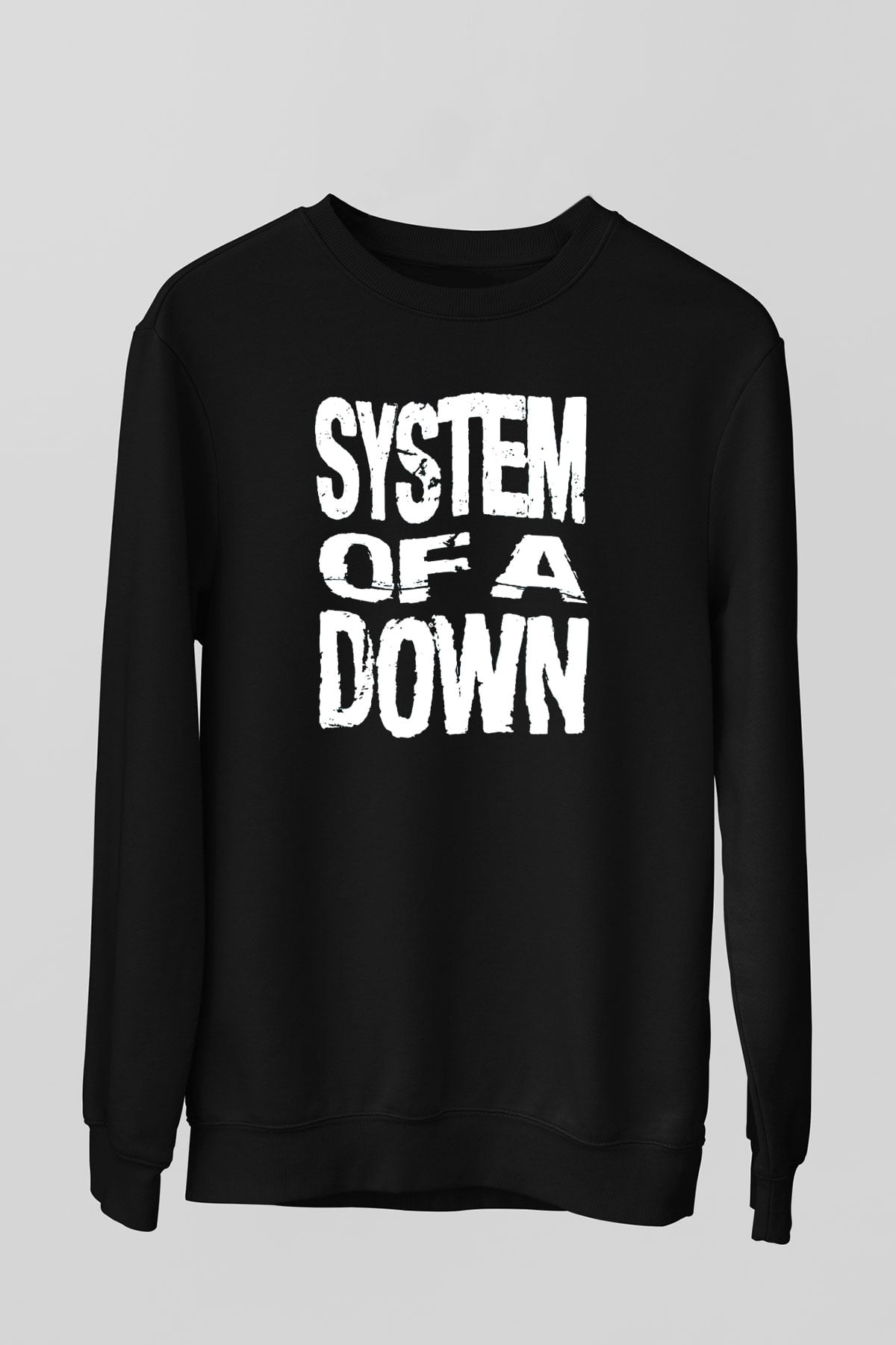 System of a Down Siyah Unisex Sweatshirt