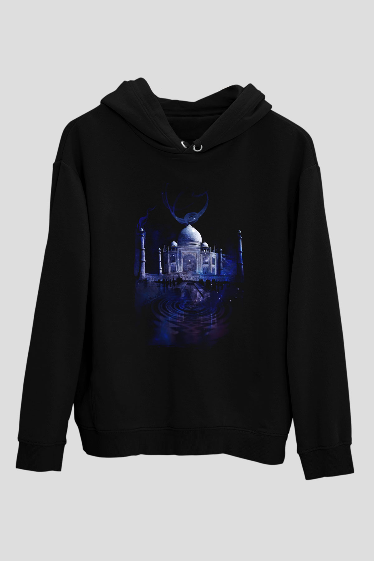 Tac Mahal Siyah Unisex Hoodie