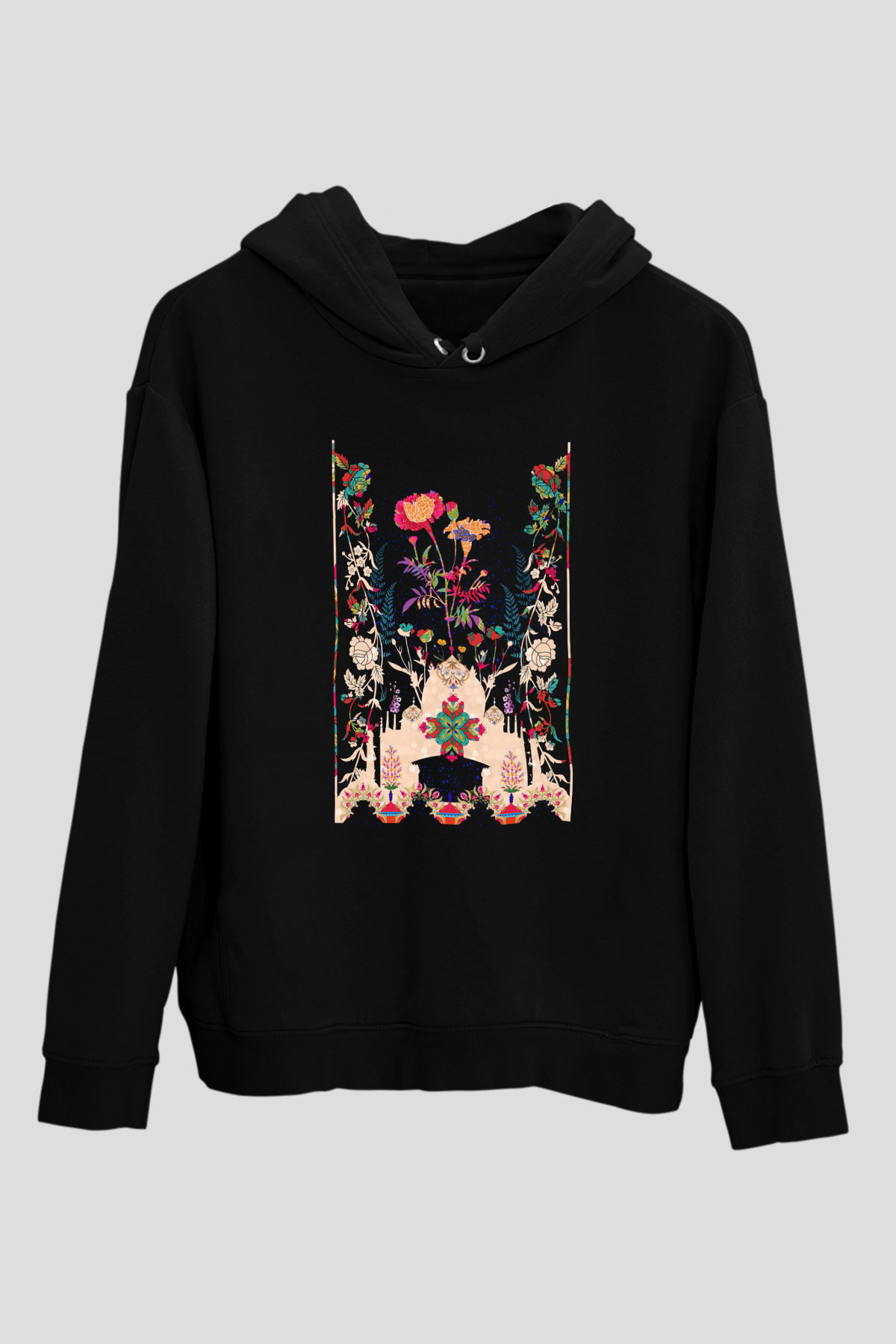 Tac Mahal Siyah Unisex Hoodie