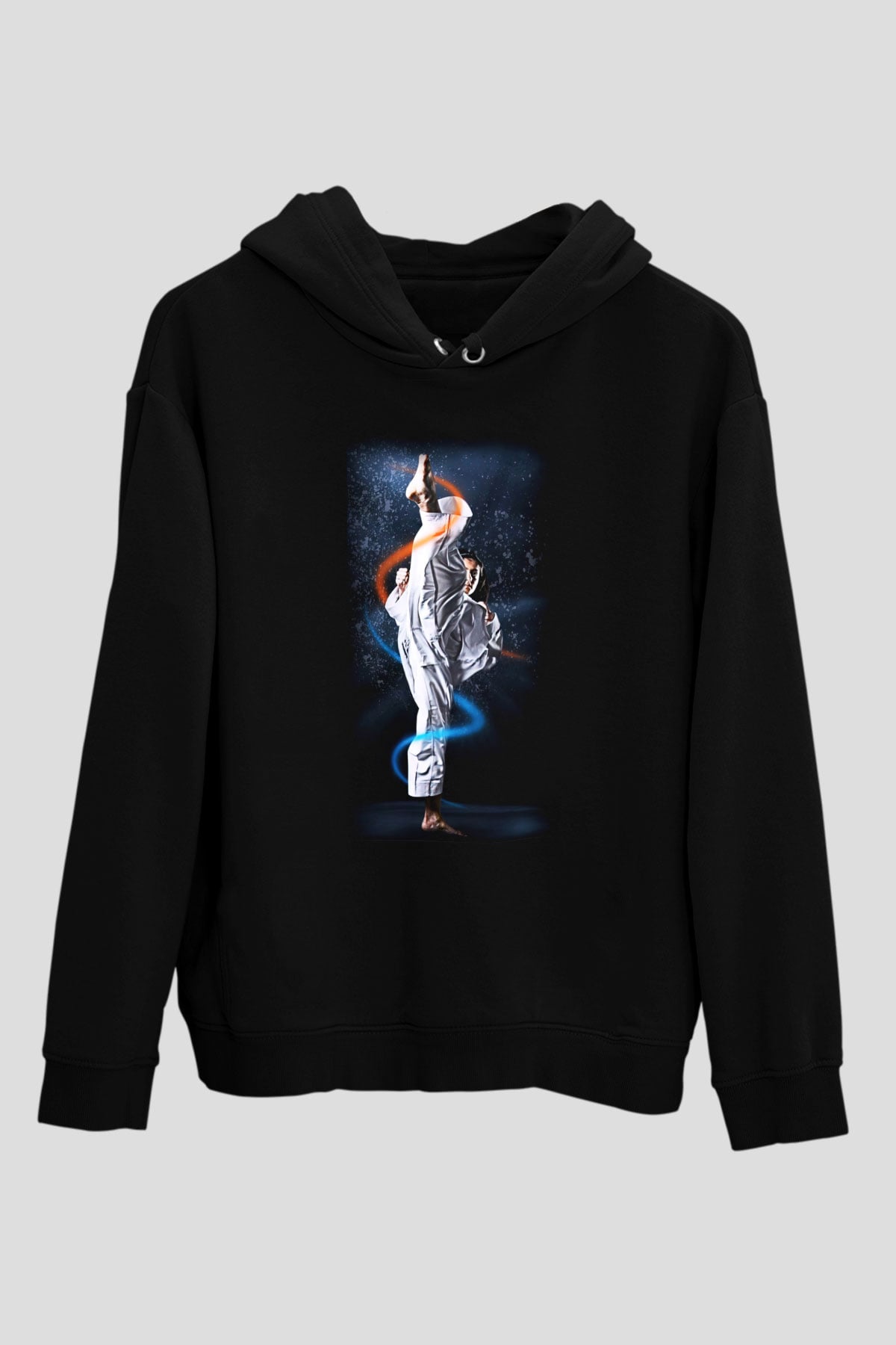 Taekwondo Siyah Unisex Hoodie