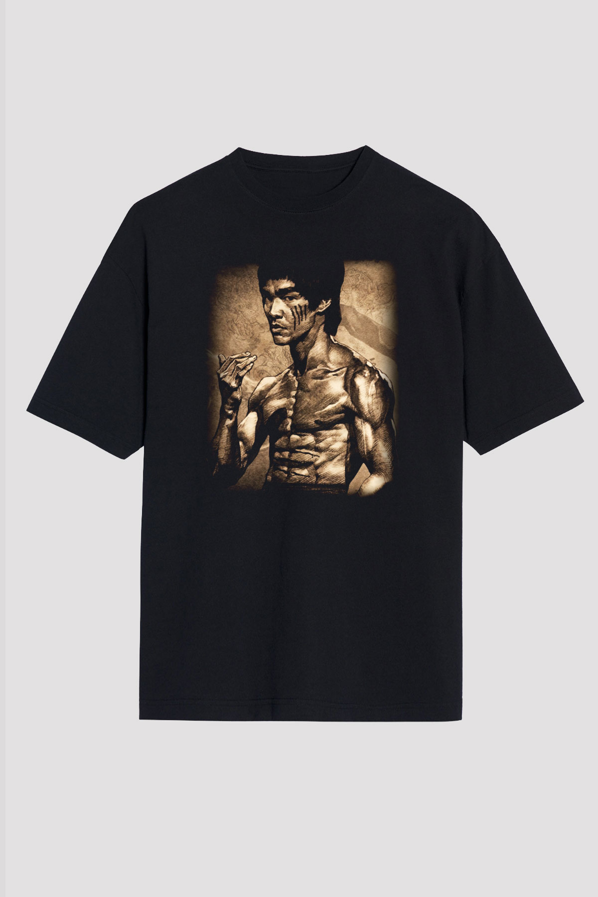 Taekwondo Siyah Unisex Oversize Tişört T-Shirt