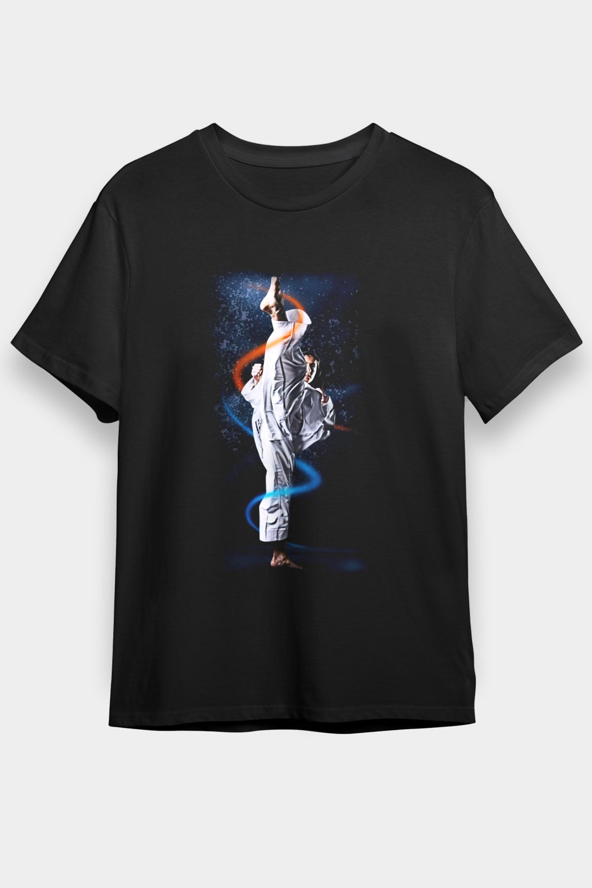 Taekwondo Siyah Unisex Tişört T-Shirt - TişörtFabrikası