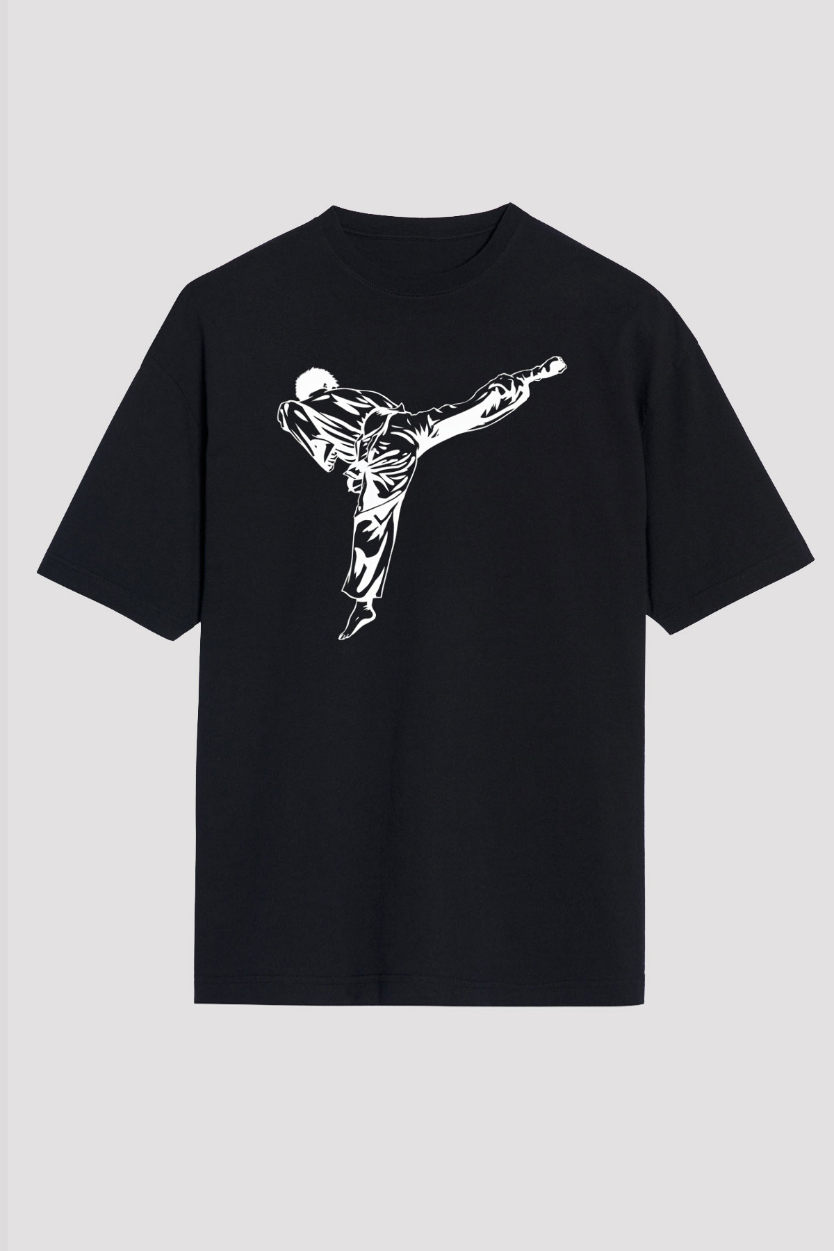 Taekwondo Siyah Unisex Tişört T-Shirt - TişörtFabrikası