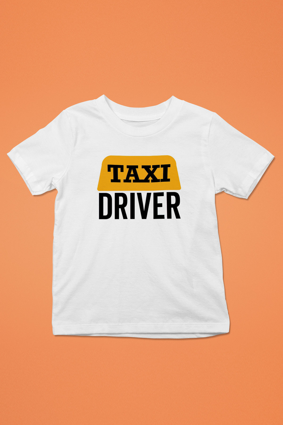 Taksici Beyaz Unisex Çocuk Tişört