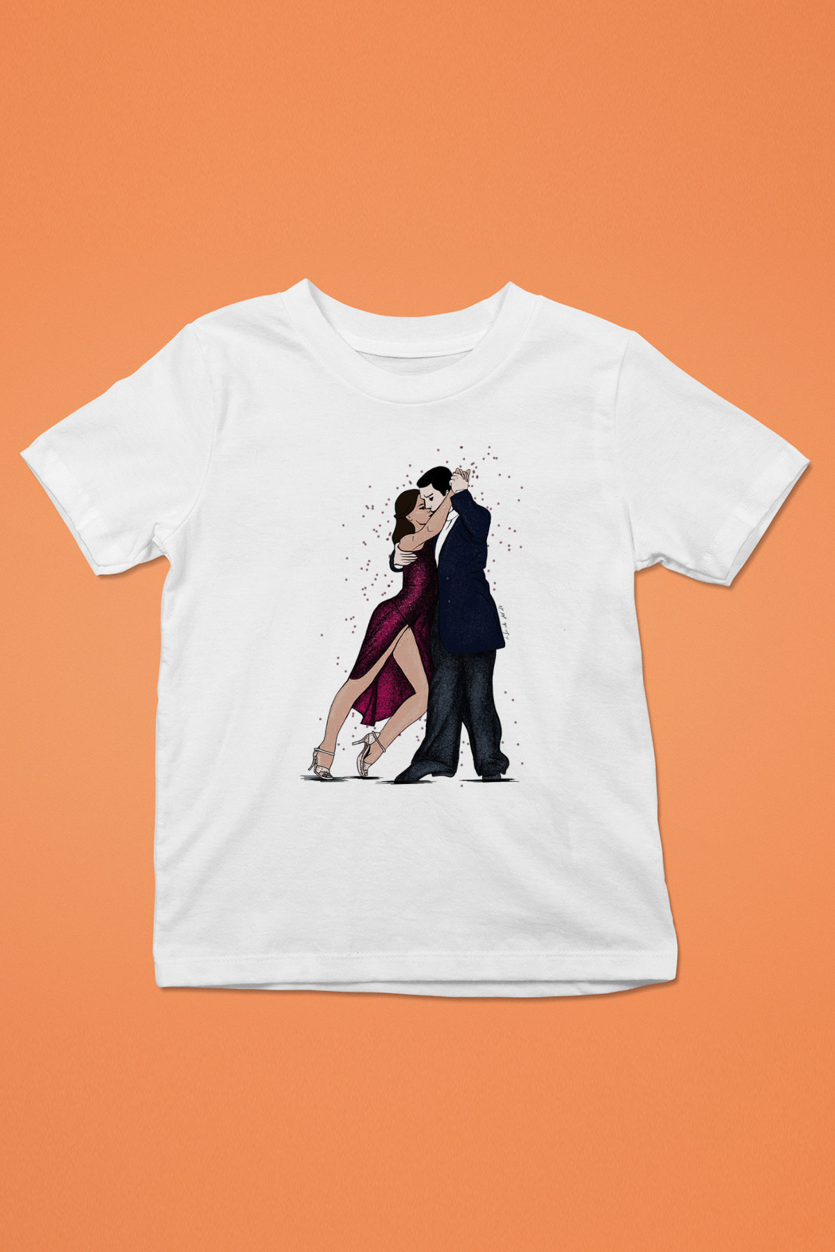 Tango Beyaz Unisex Çocuk Tişört