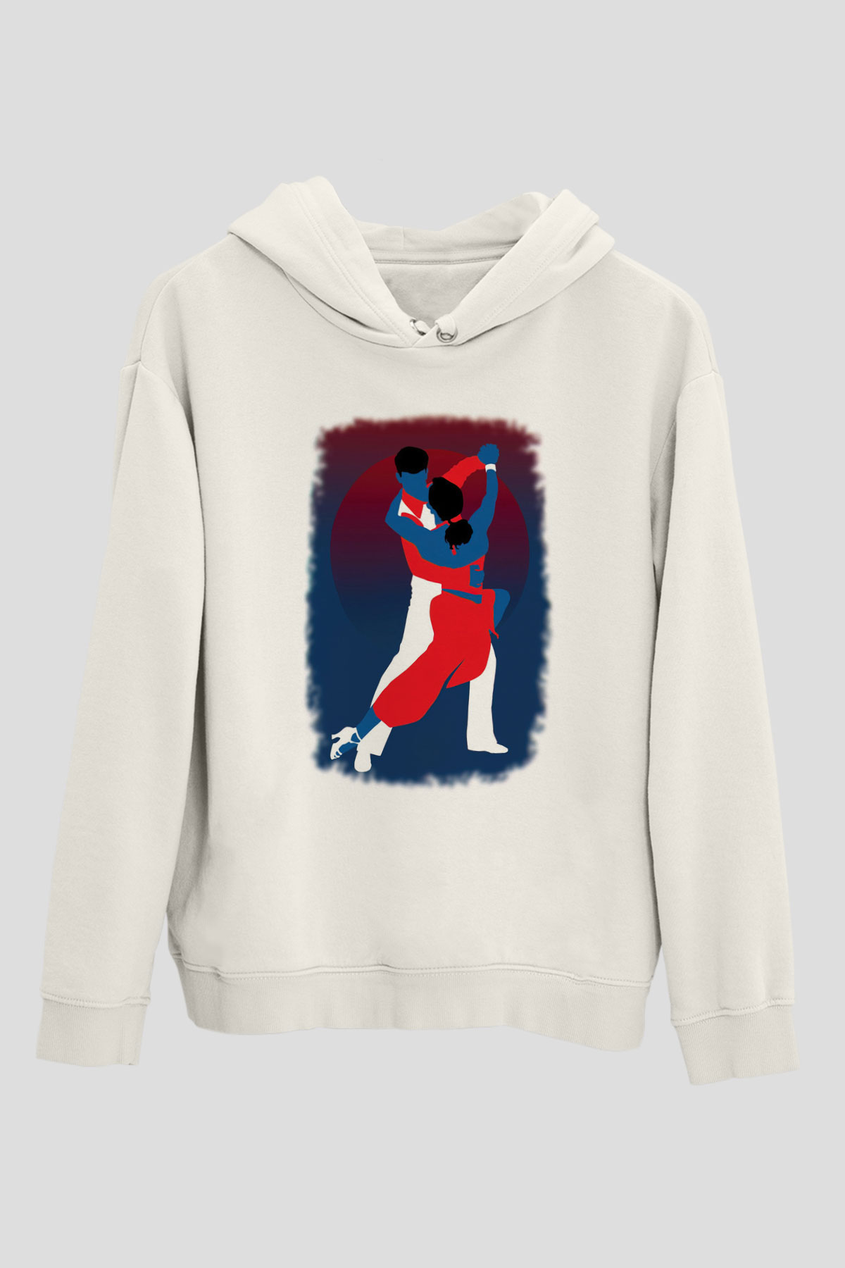 Tango Beyaz Unisex Hoodie