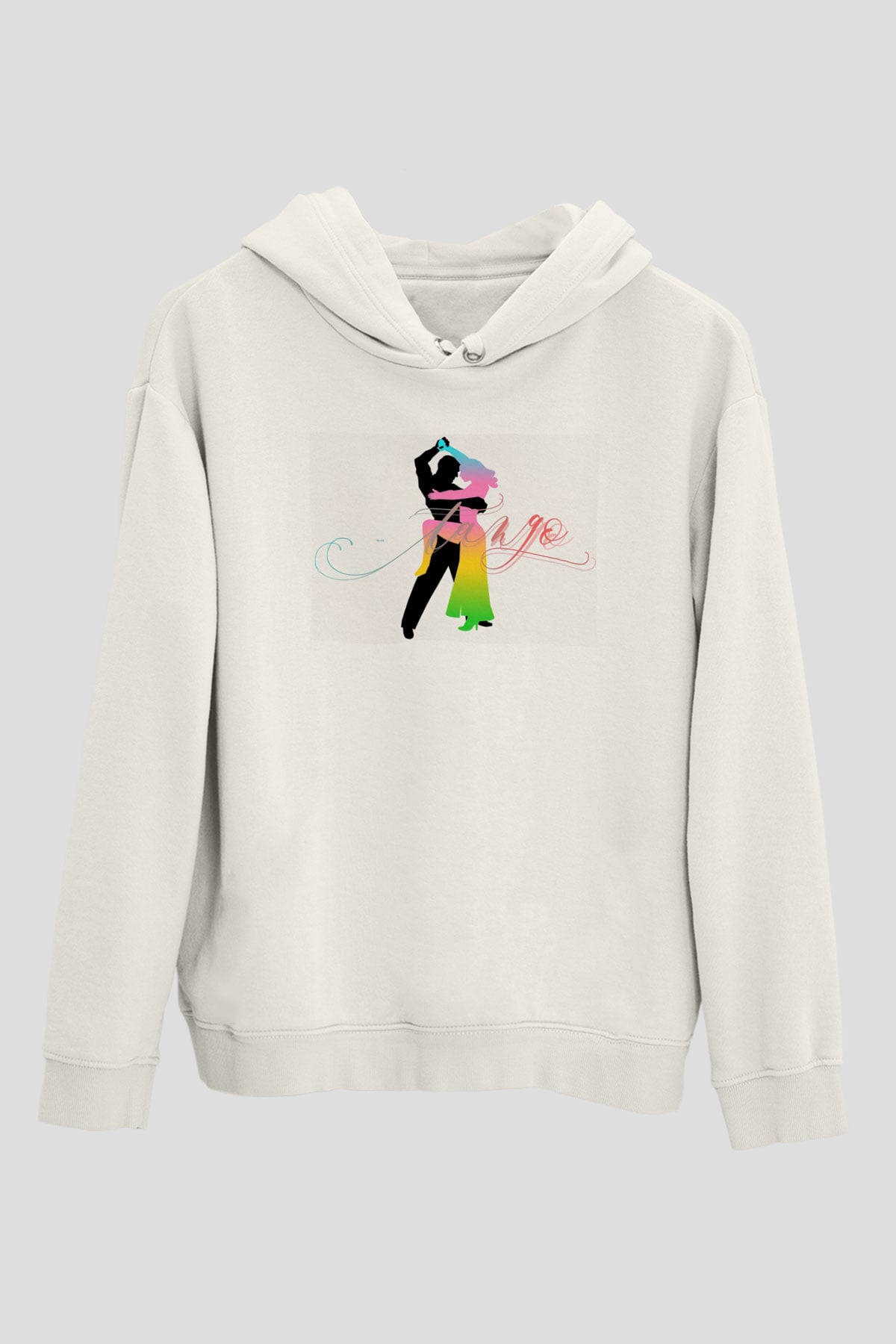 Tango Beyaz Unisex Hoodie