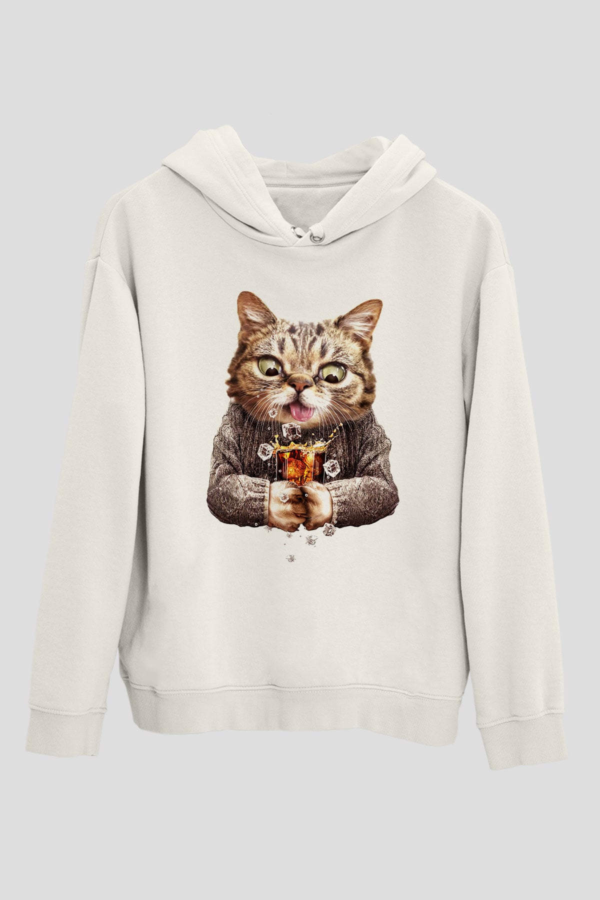 Tasarım Kapşonlu Sweatshirt TSR116