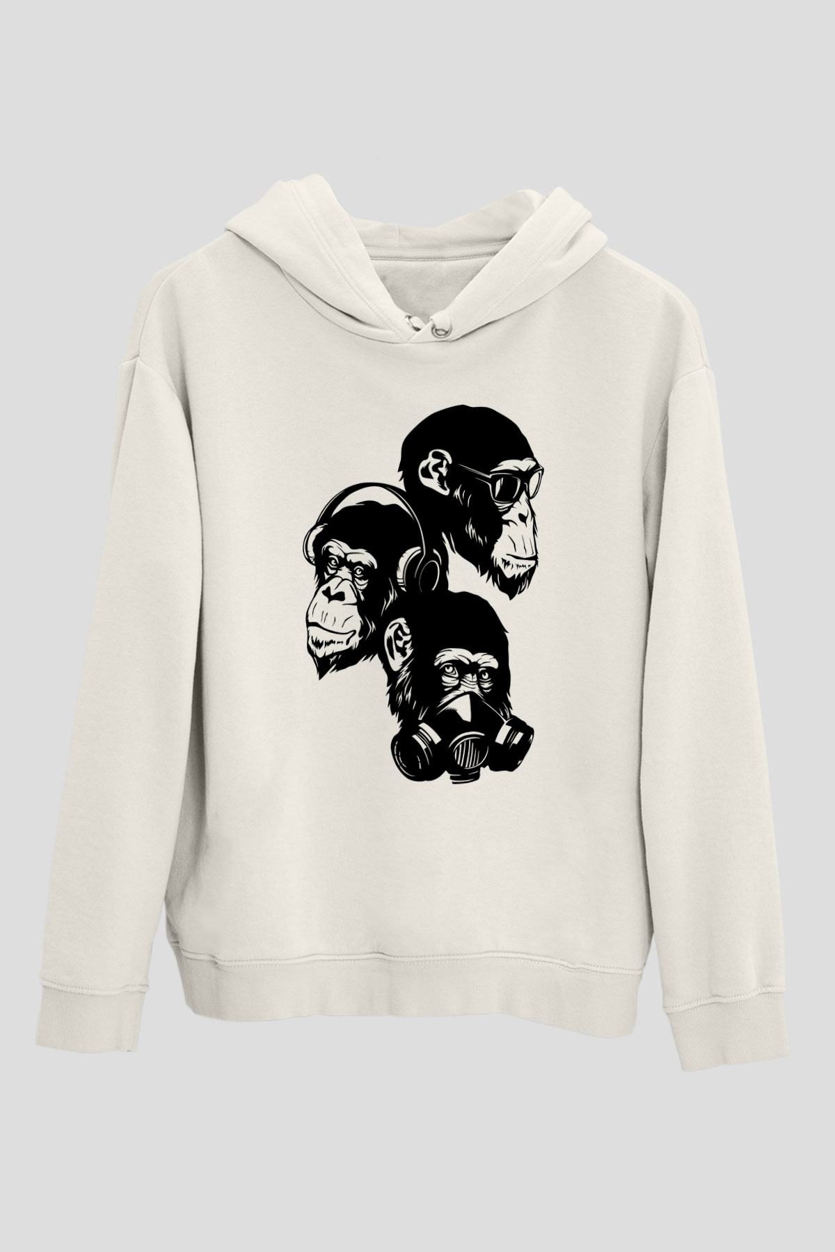Tasarım Kapşonlu Sweatshirt TSR371