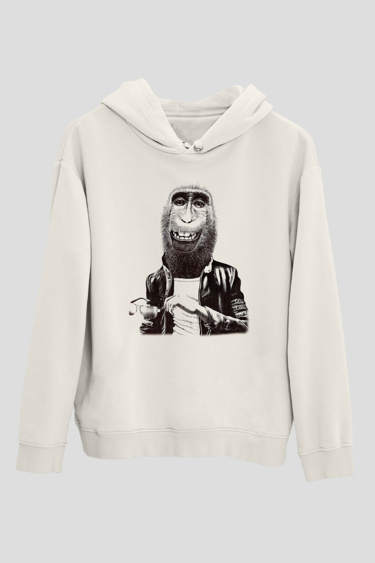 Tasarım Kapşonlu Sweatshirt TSR372