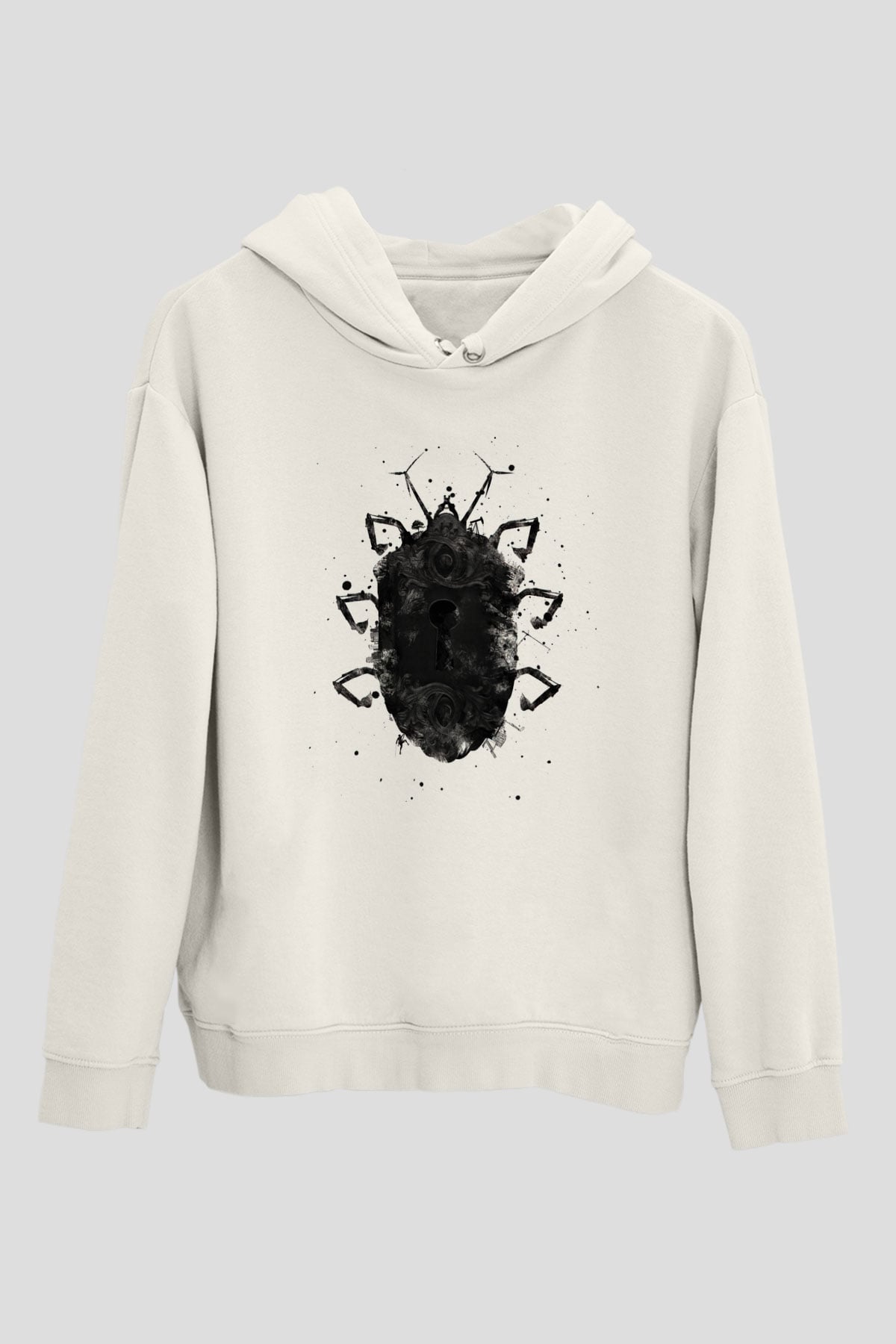 Tasarım Kapşonlu Sweatshirt TSR45