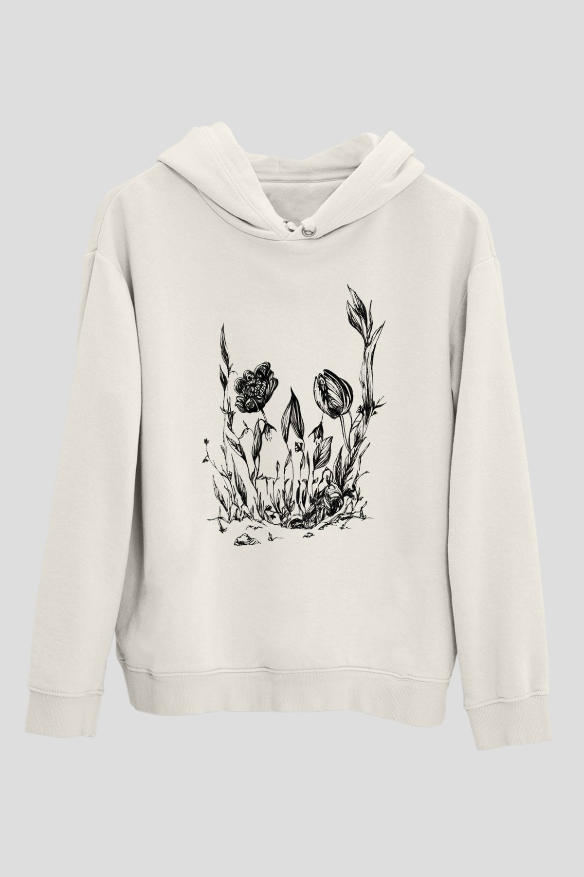 Tasarım Kapşonlu Sweatshirt TSR543