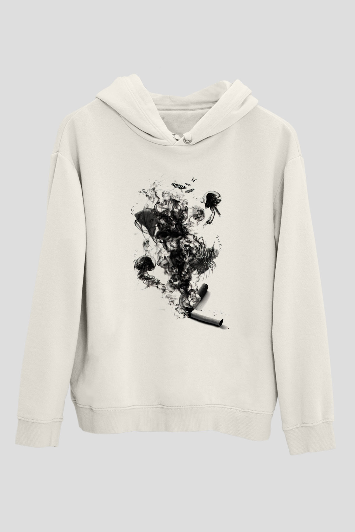 Tasarım Kapşonlu Sweatshirt TSR78