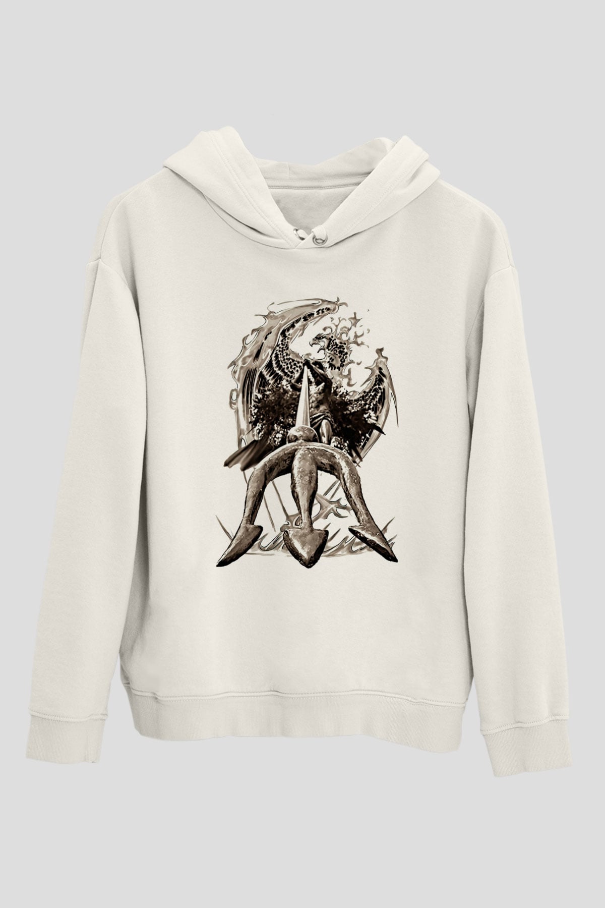 Tasarım Kapşonlu Sweatshirt TSR80