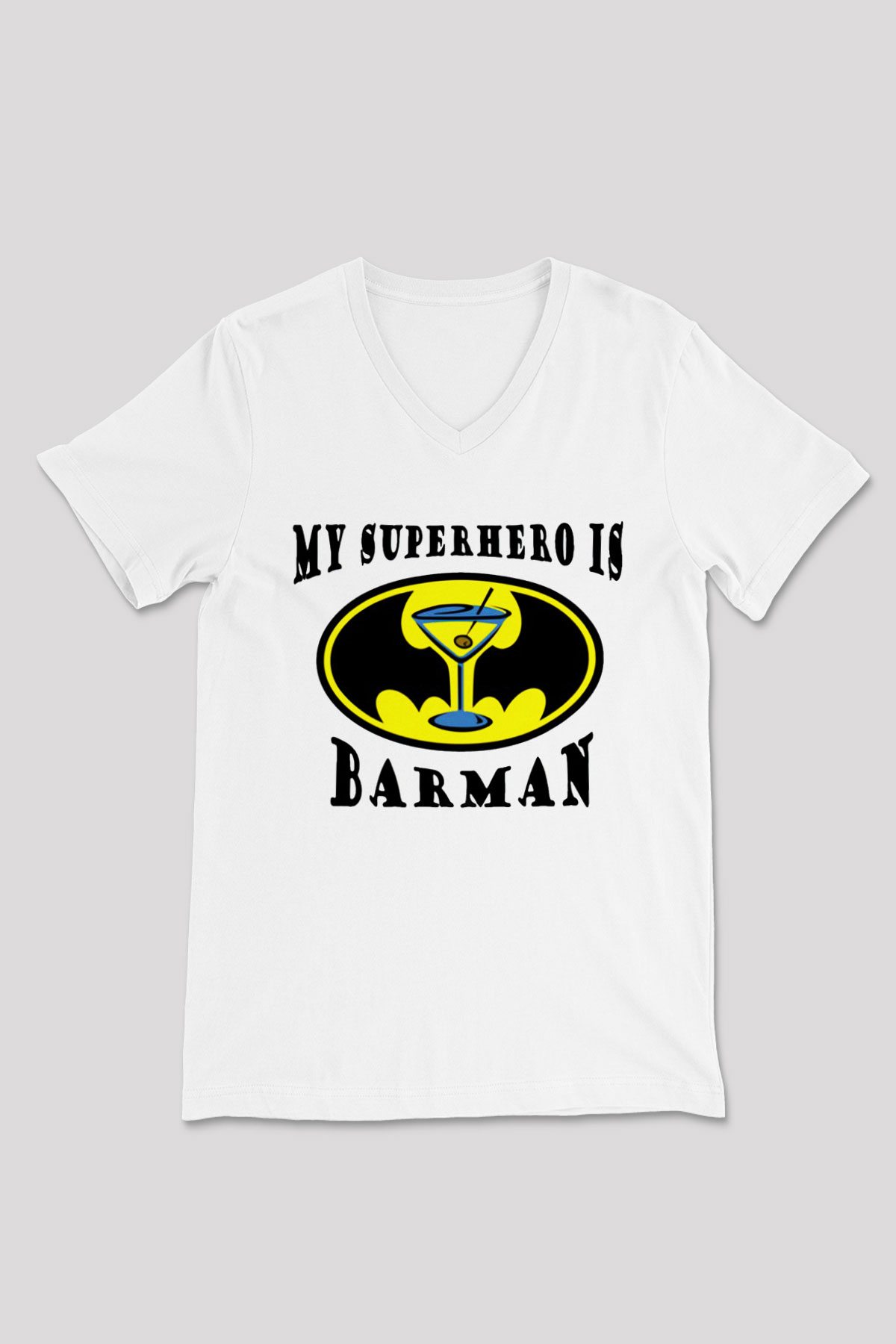 Tasarım V Yaka Tişört TSR364
