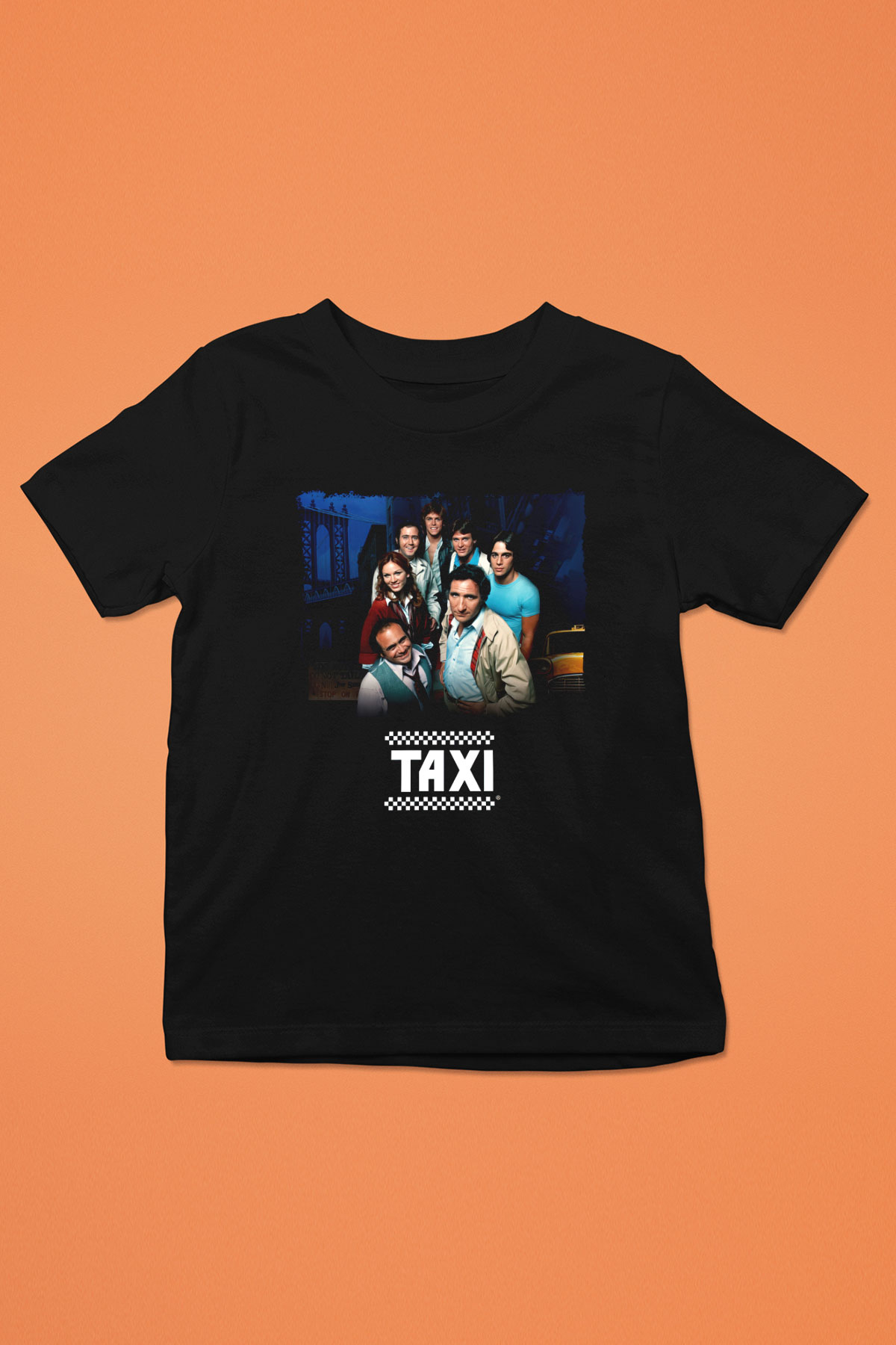 Taxi Siyah Unisex  Çocuk Tişört