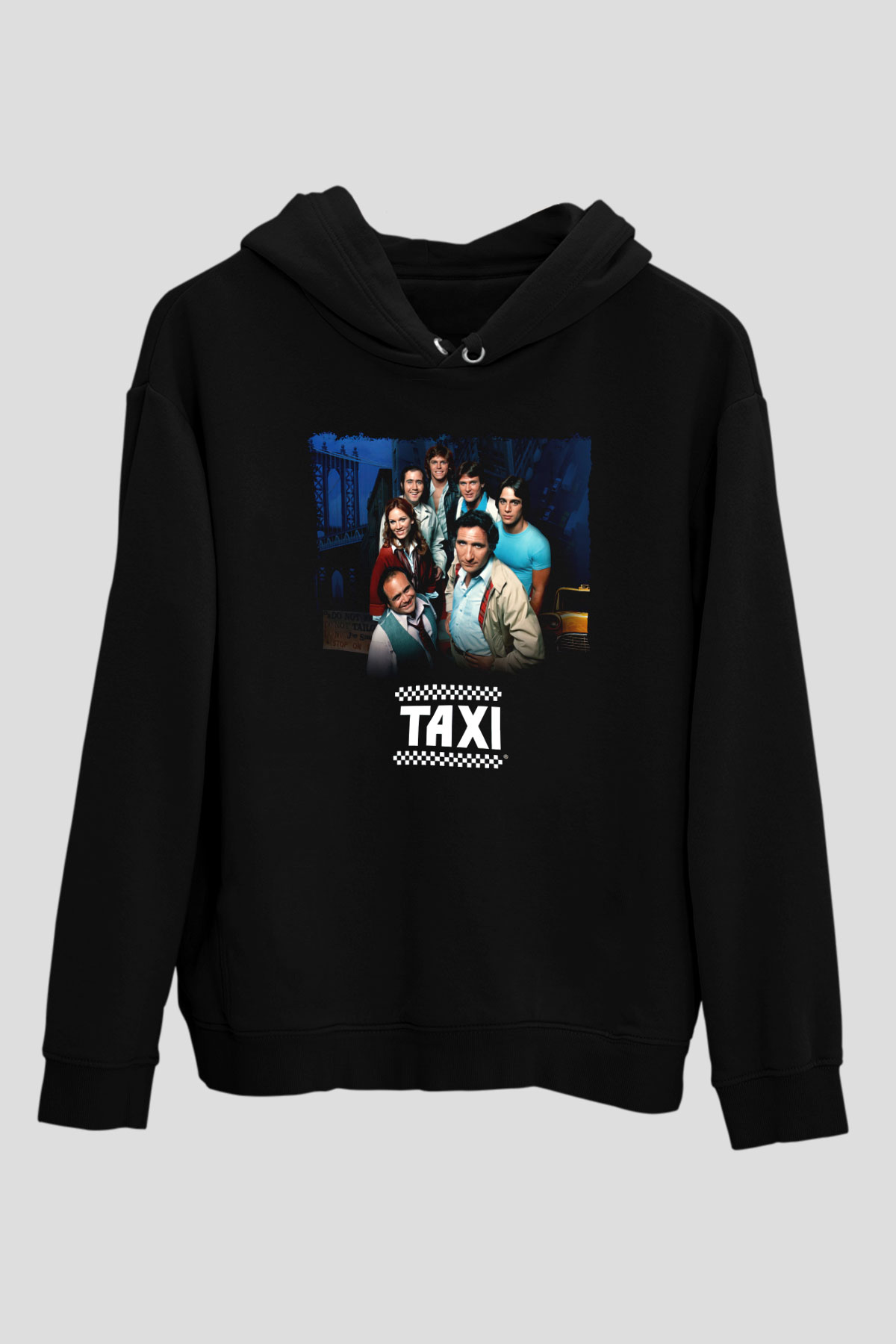 Taxi Siyah Unisex Hoodie