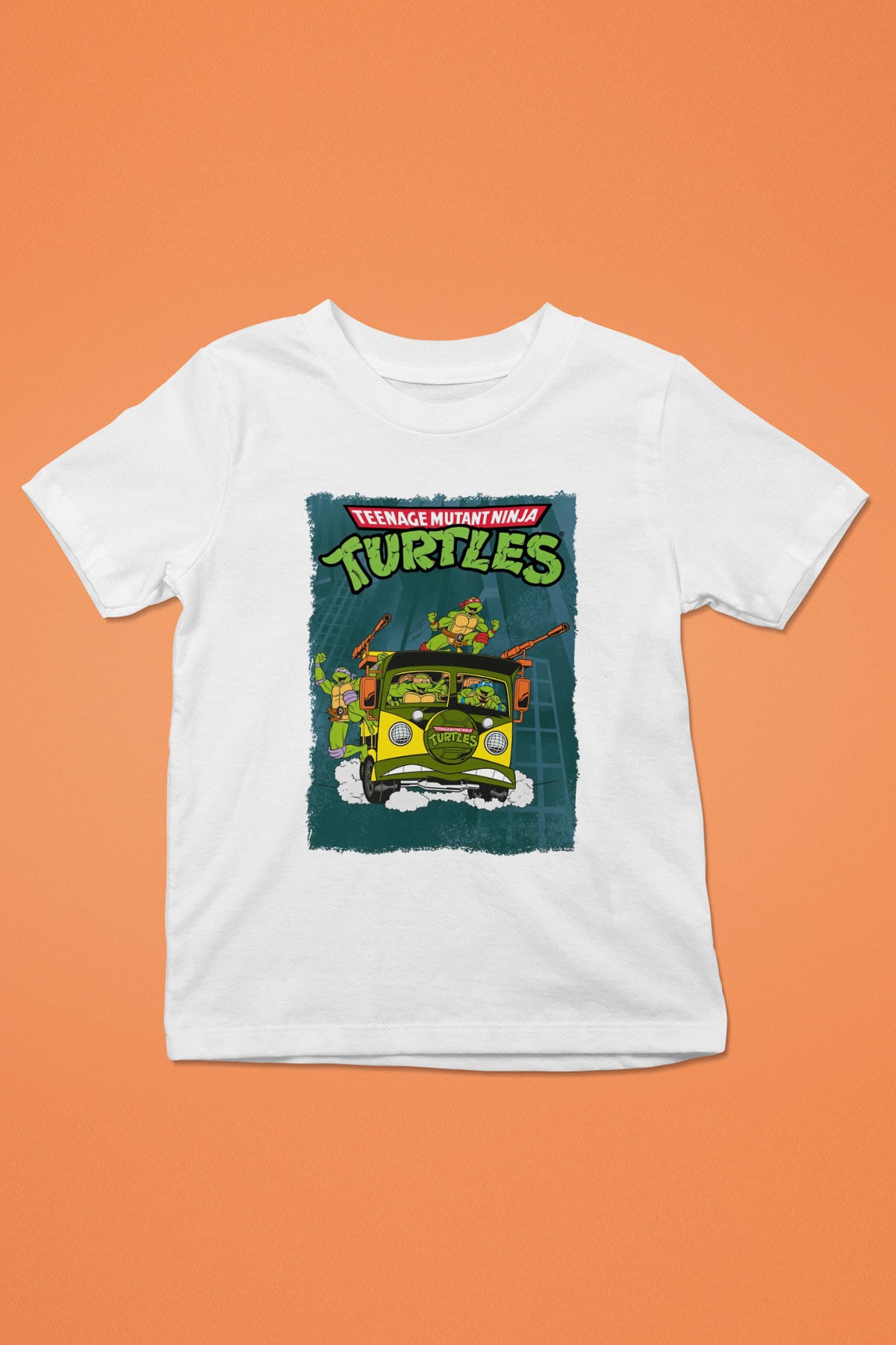 Teenage Mutant Ninja Turtles Ninja Kaplumbağalar Beyaz Unisex Çocuk Tişört