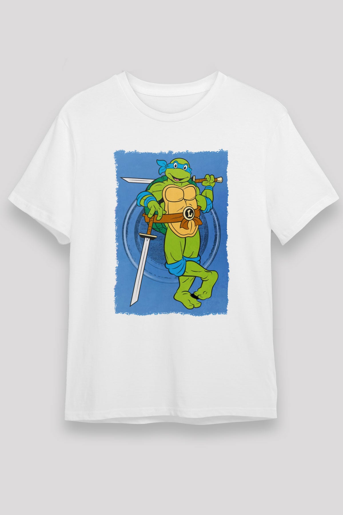 Teenage Mutant Ninja Turtles Ninja Kaplumbağalar Beyaz Unisex Tişört T-Shirt