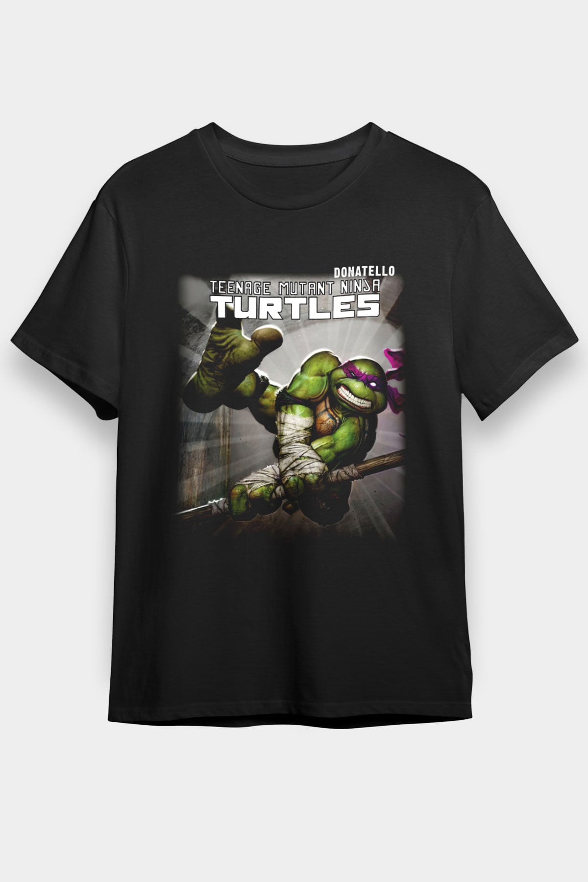 Teenage Mutant Ninja Turtles Ninja Kaplumbağalar Siyah Unisex Tişört
