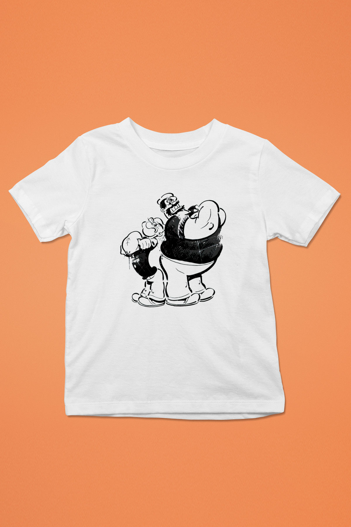 Temel Reis ve Kaba Sakal Baskılı Unisex Beyaz  Çocuk Tişört