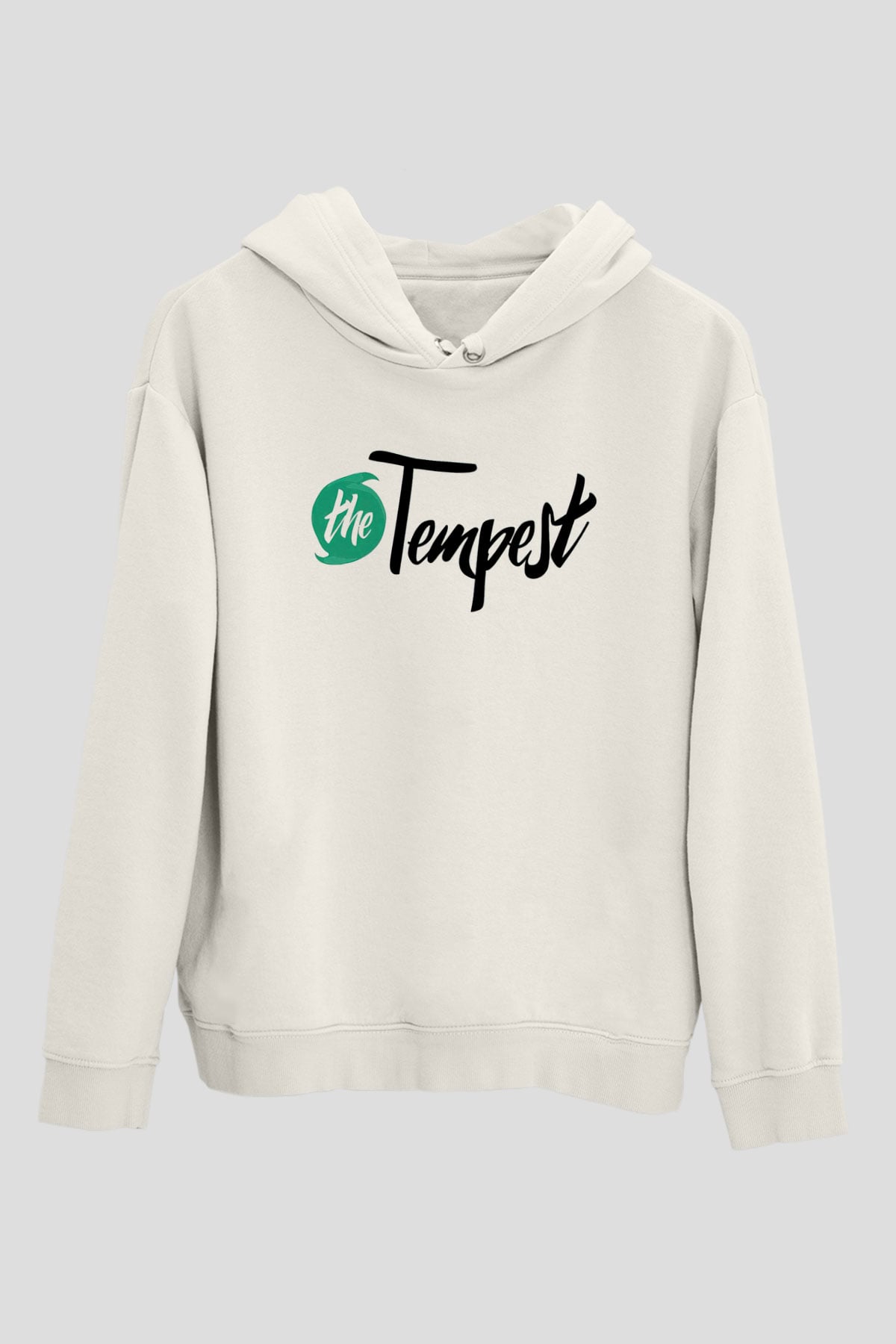 Tempest Beyaz Unisex Hoodie