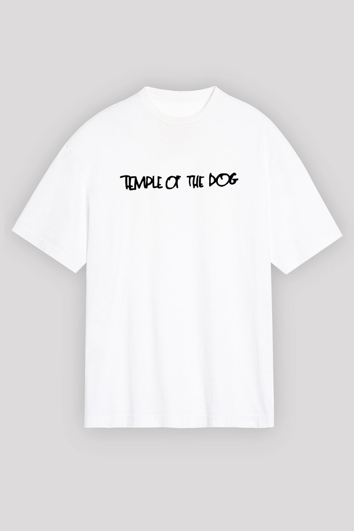 Temple of the Dog Beyaz Unisex Oversize Tişört T-Shirt