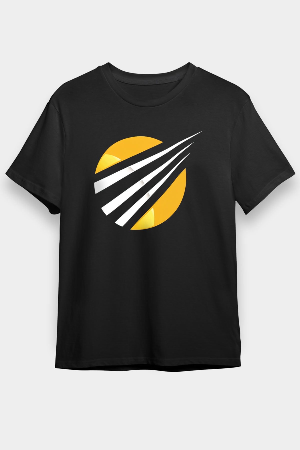 Tenis Siyah Unisex Tişört T-Shirt - TişörtFabrikası
