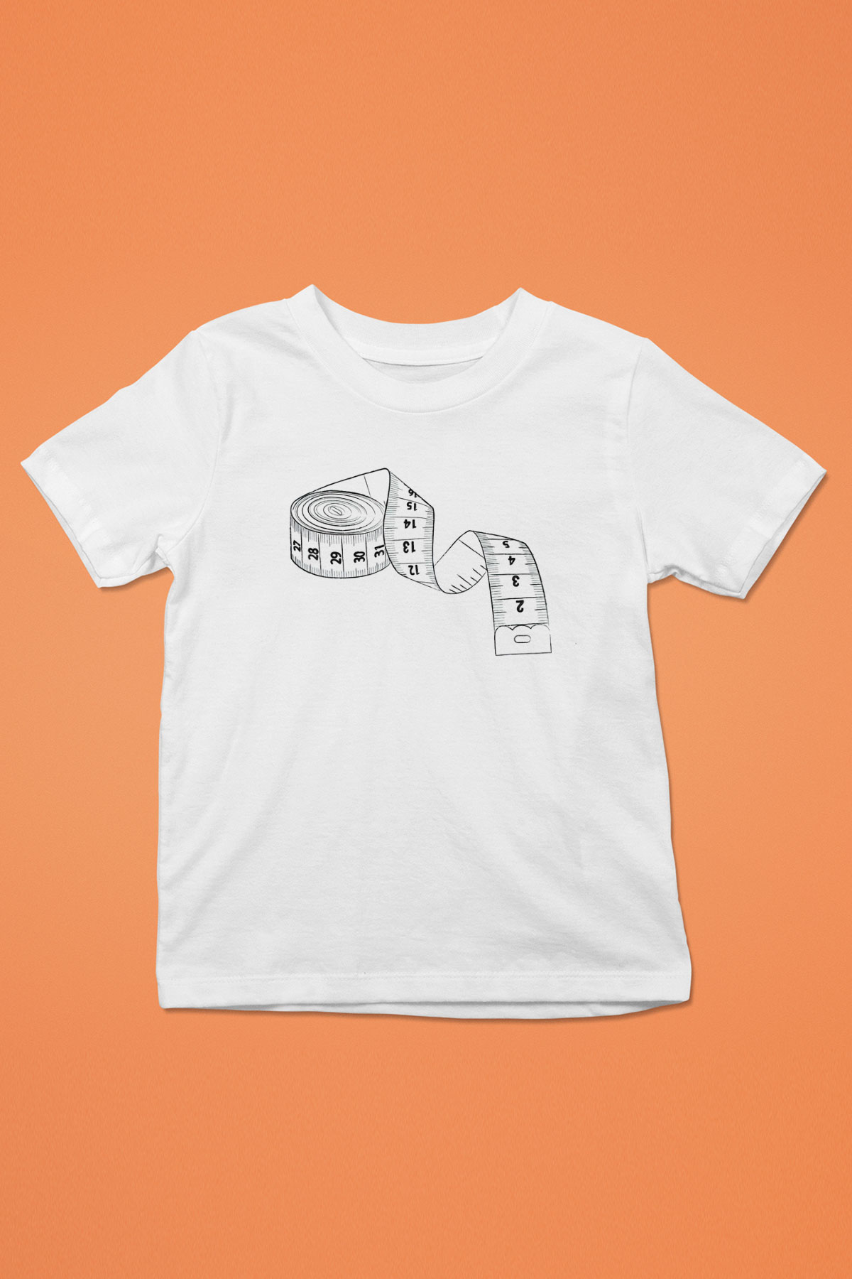 Terzi Baskılı Beyaz Unisex Çocuk Tişört