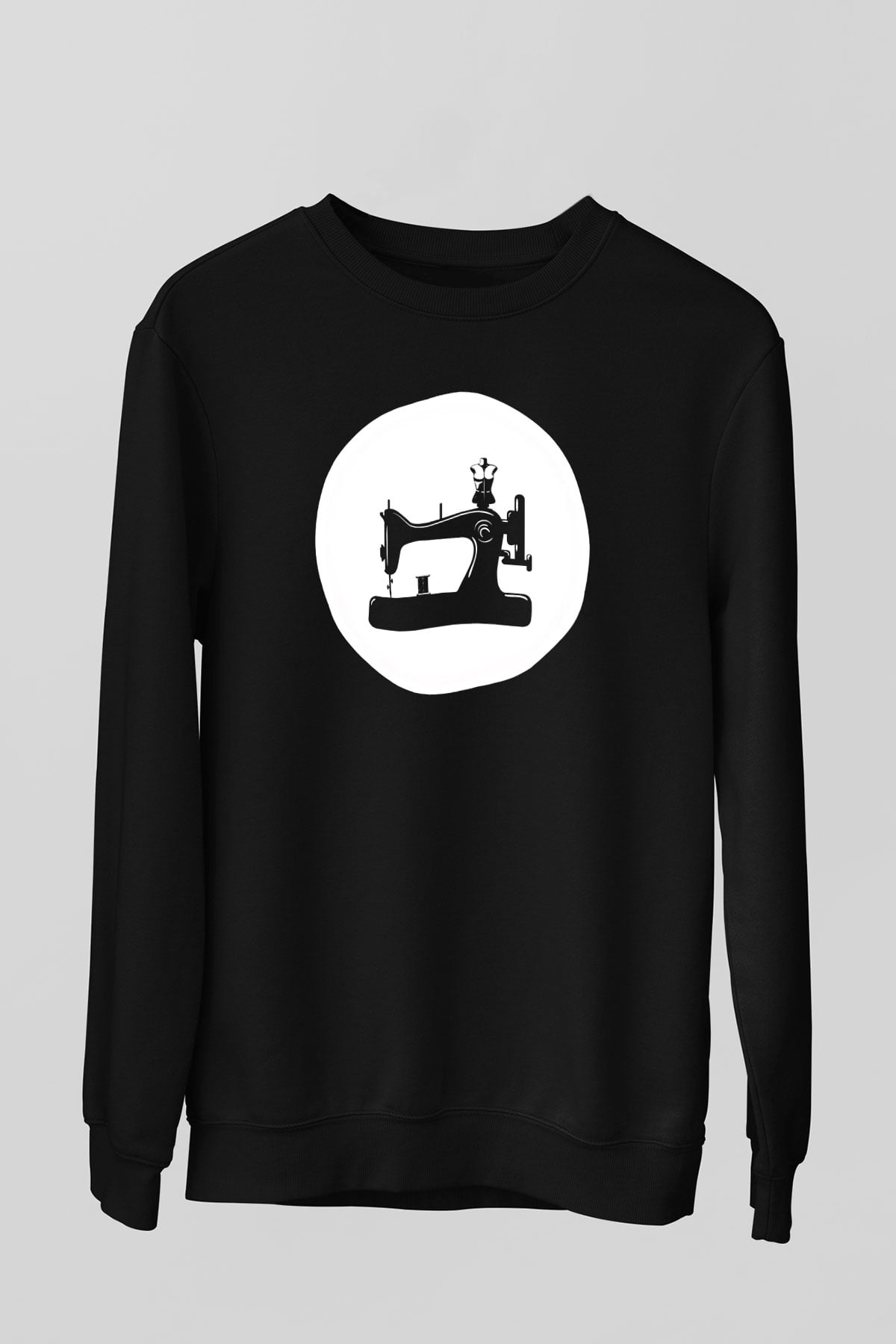 Terzi Siyah Unisex Sweatshirt
