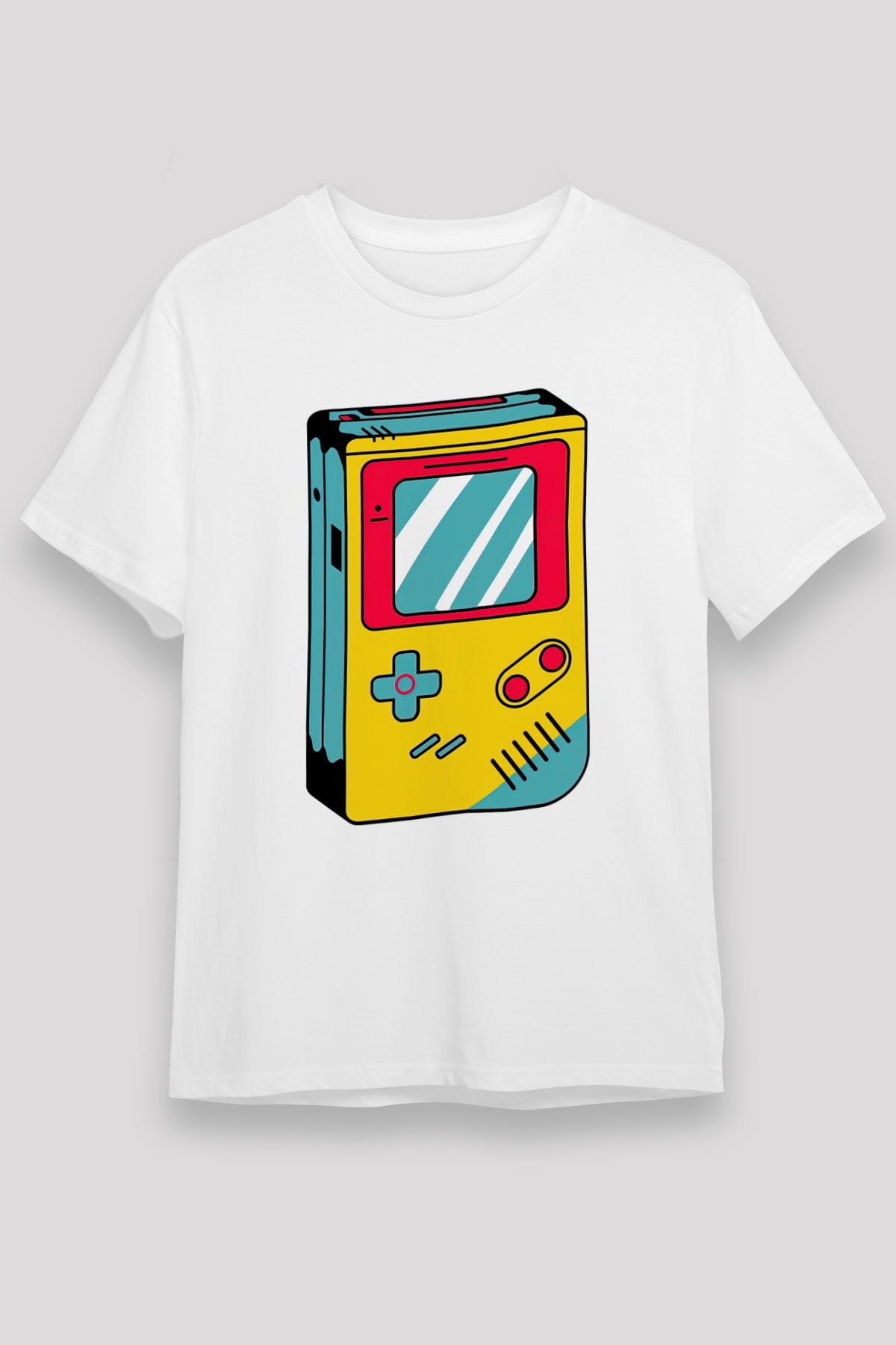 Tetris Beyaz Unisex Tişört