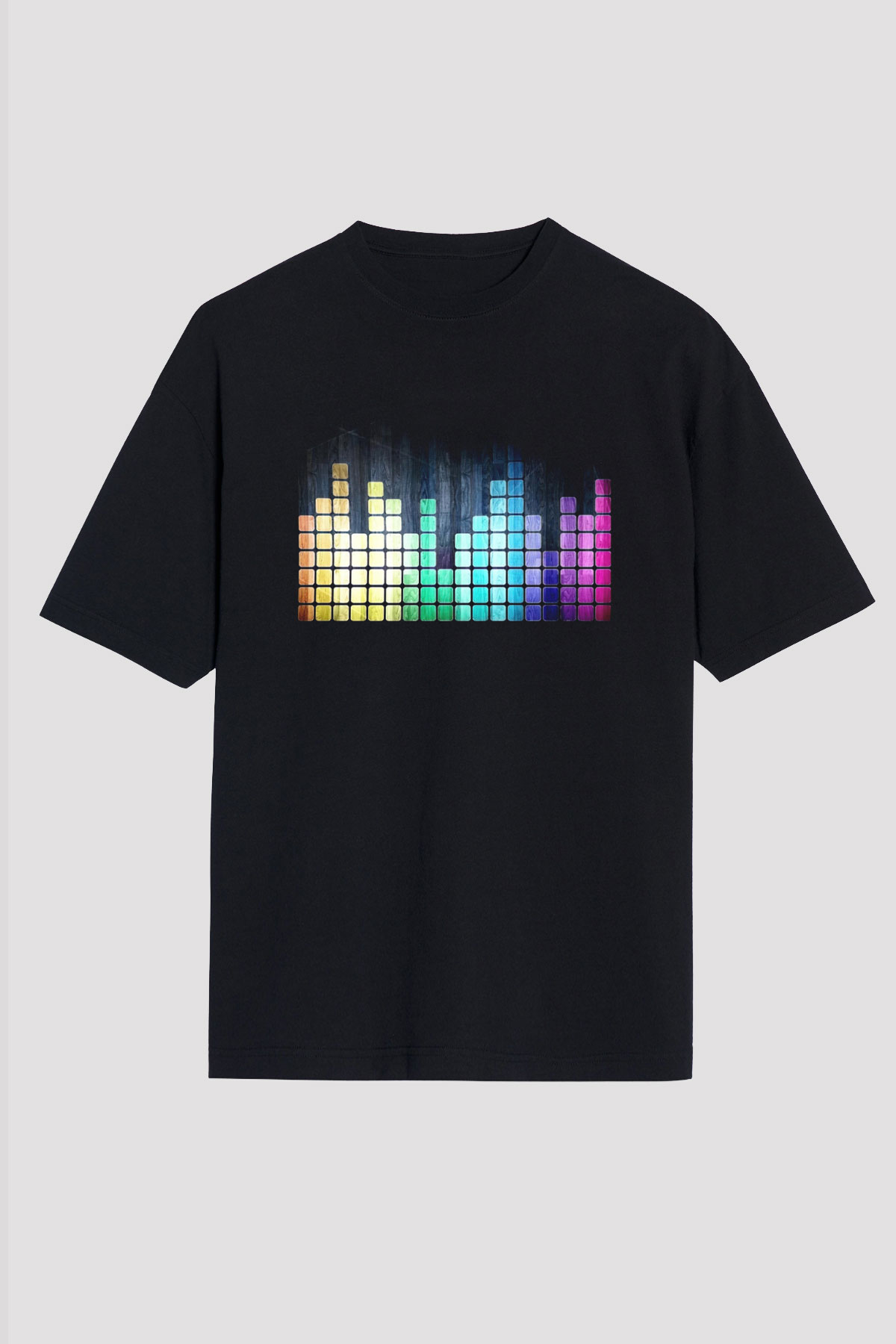 Tetris Siyah Unisex Tişört T-Shirt
