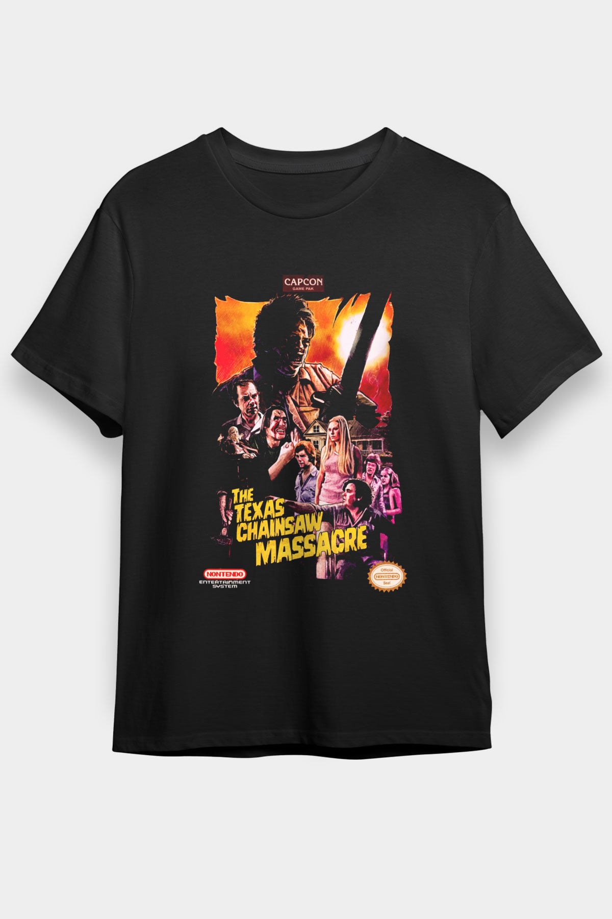 Texas Chain Saw Massacre Siyah Unisex Tişört