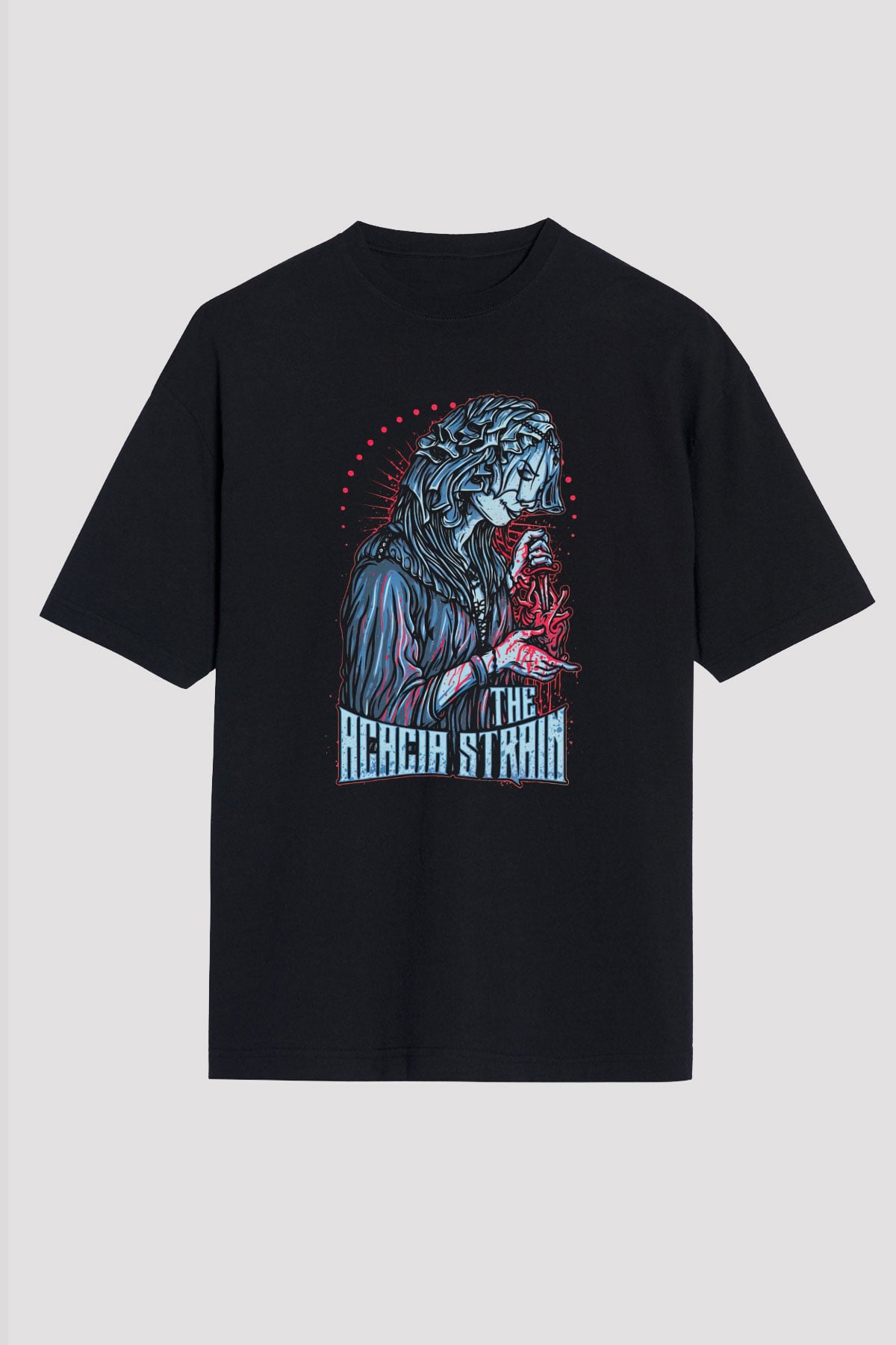 The Acacia Strain Siyah Unisex Oversize Tişört T-Shirt
