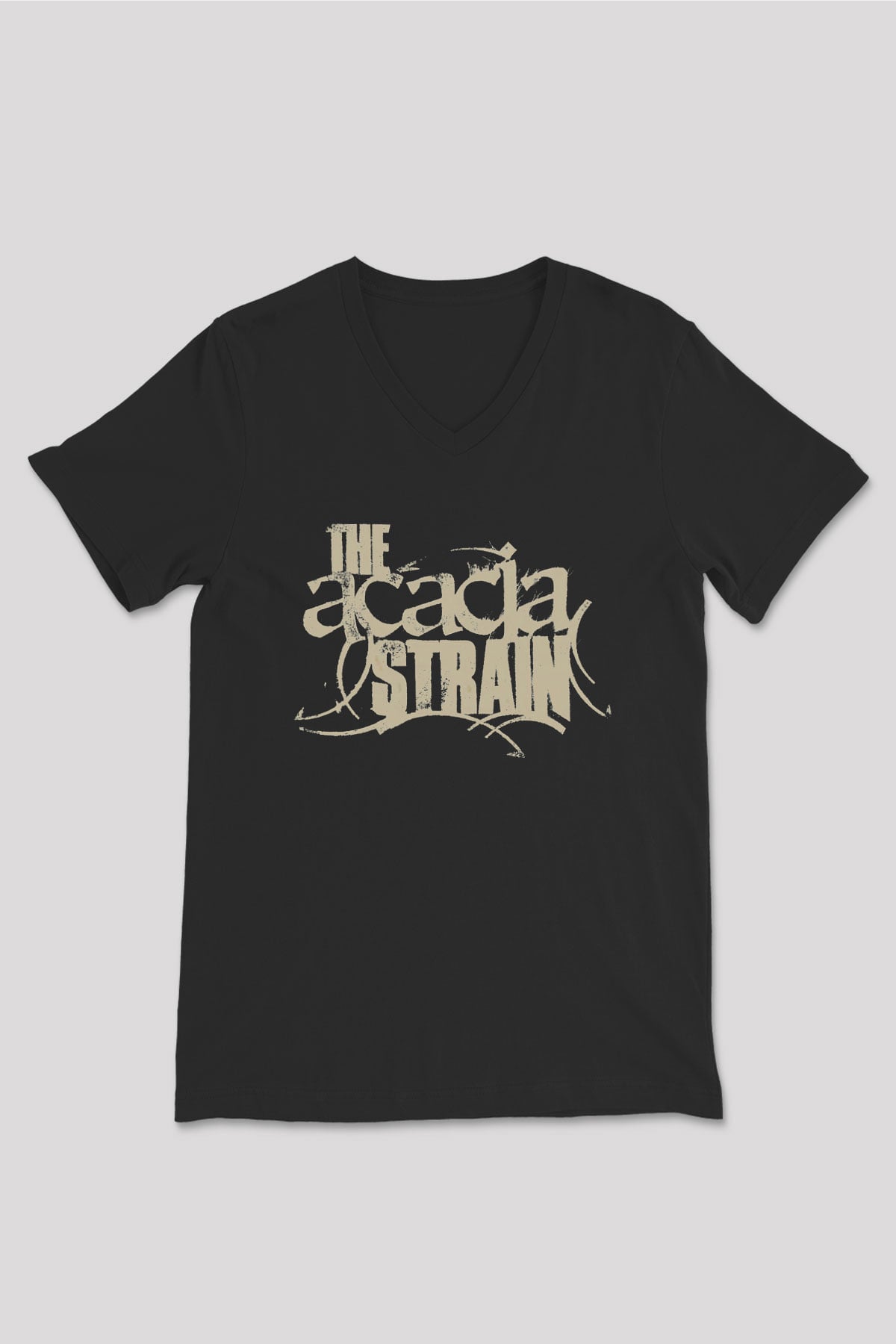The Acacia Strain Siyah Unisex V Yaka Tişört T-Shirt