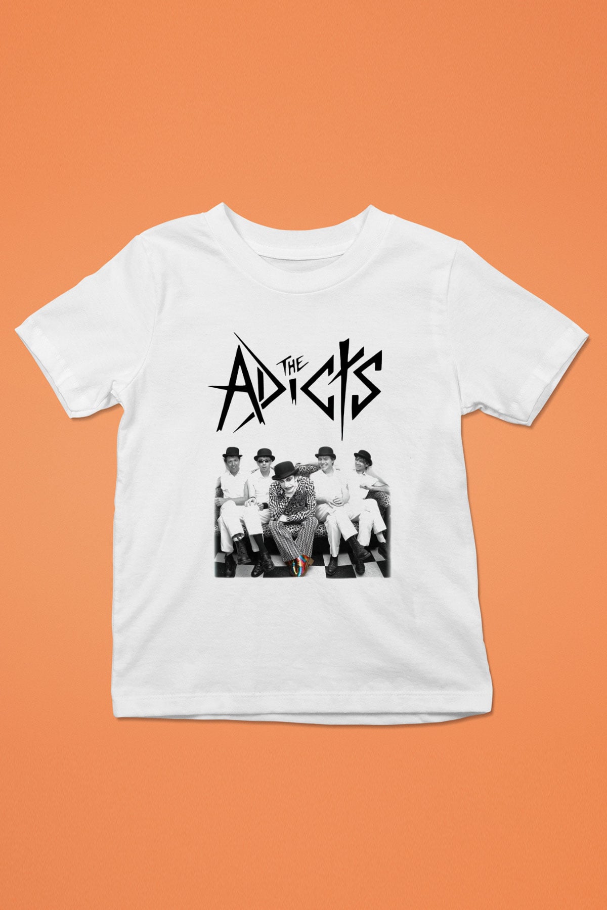The Adicts Baskılı Beyaz Unisex Çocuk Tişört