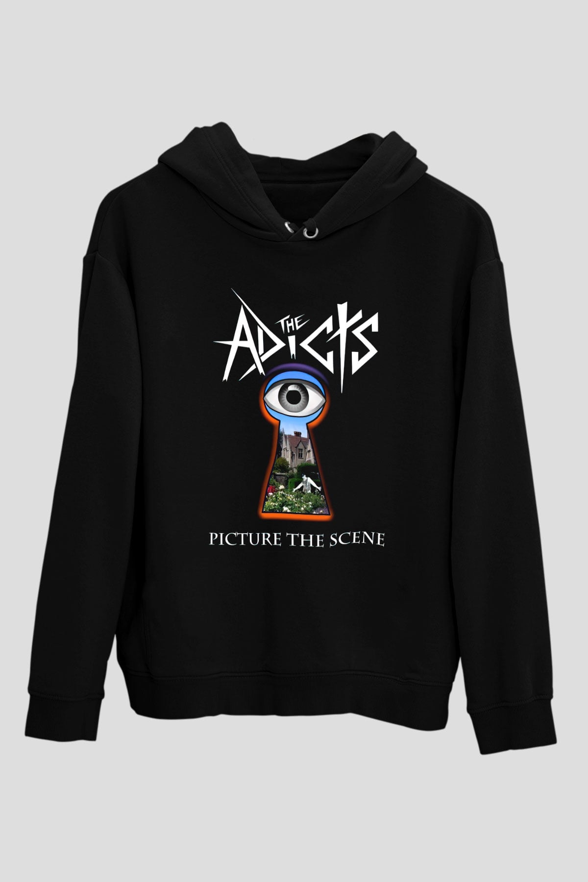 The Adicts Siyah Unisex Hoodie