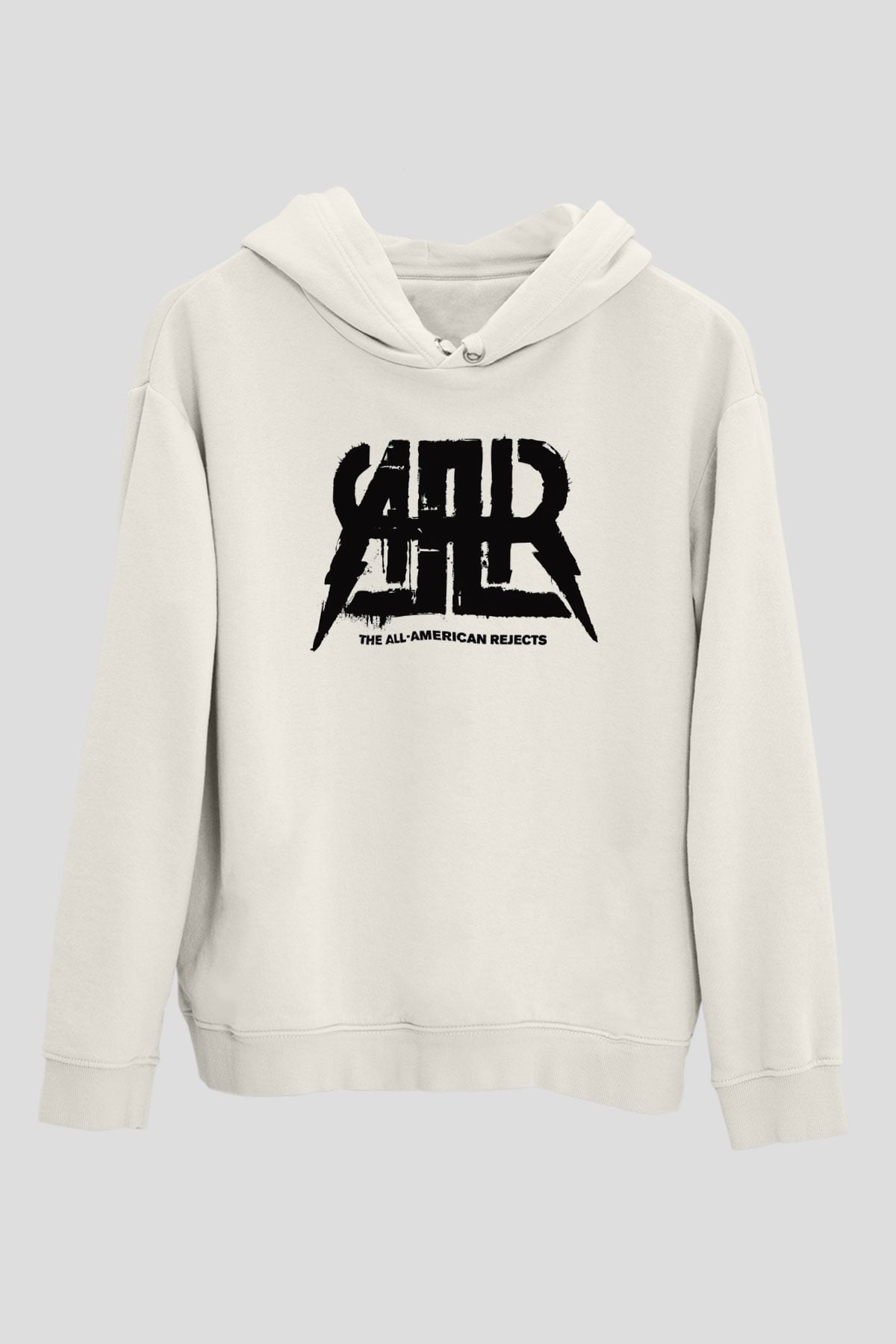The All-American Rejects Beyaz Unisex Kapşonlu Sweatshirt