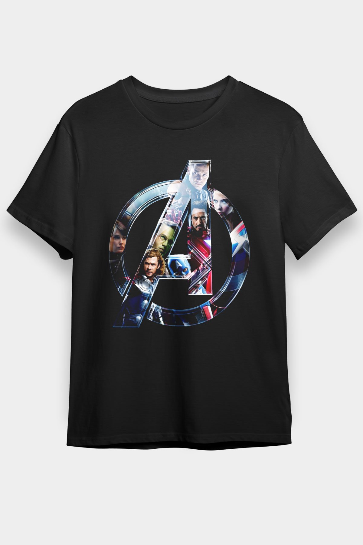 The Avengers Siyah Unisex Graphic Tee - STREETWEAR