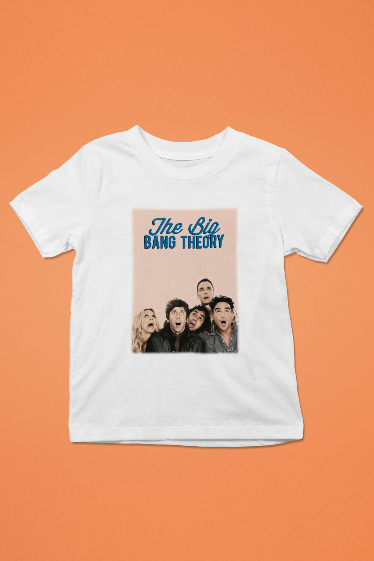 The Big Bang Theory Baskılı Beyaz Unisex Çocuk Tişört