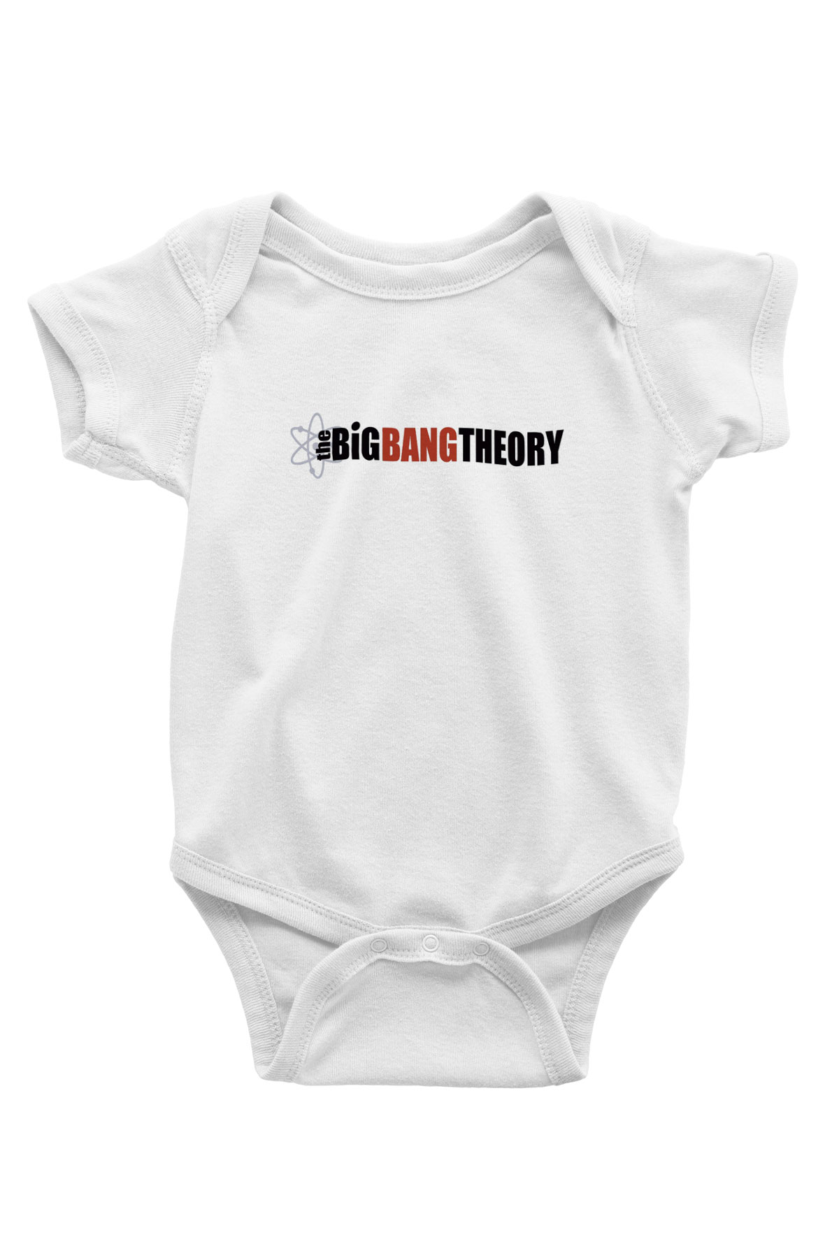 The Big Bang Theory Baskılı Beyaz Unisex Bebek Body - Zıbın