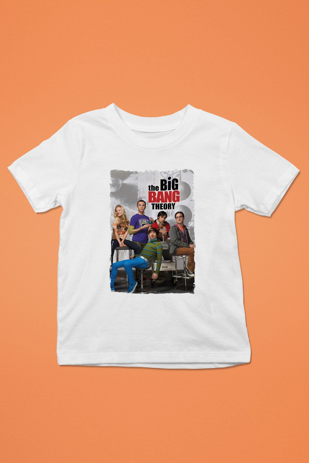 The Big Bang Theory Beyaz Unisex Çocuk Tişört