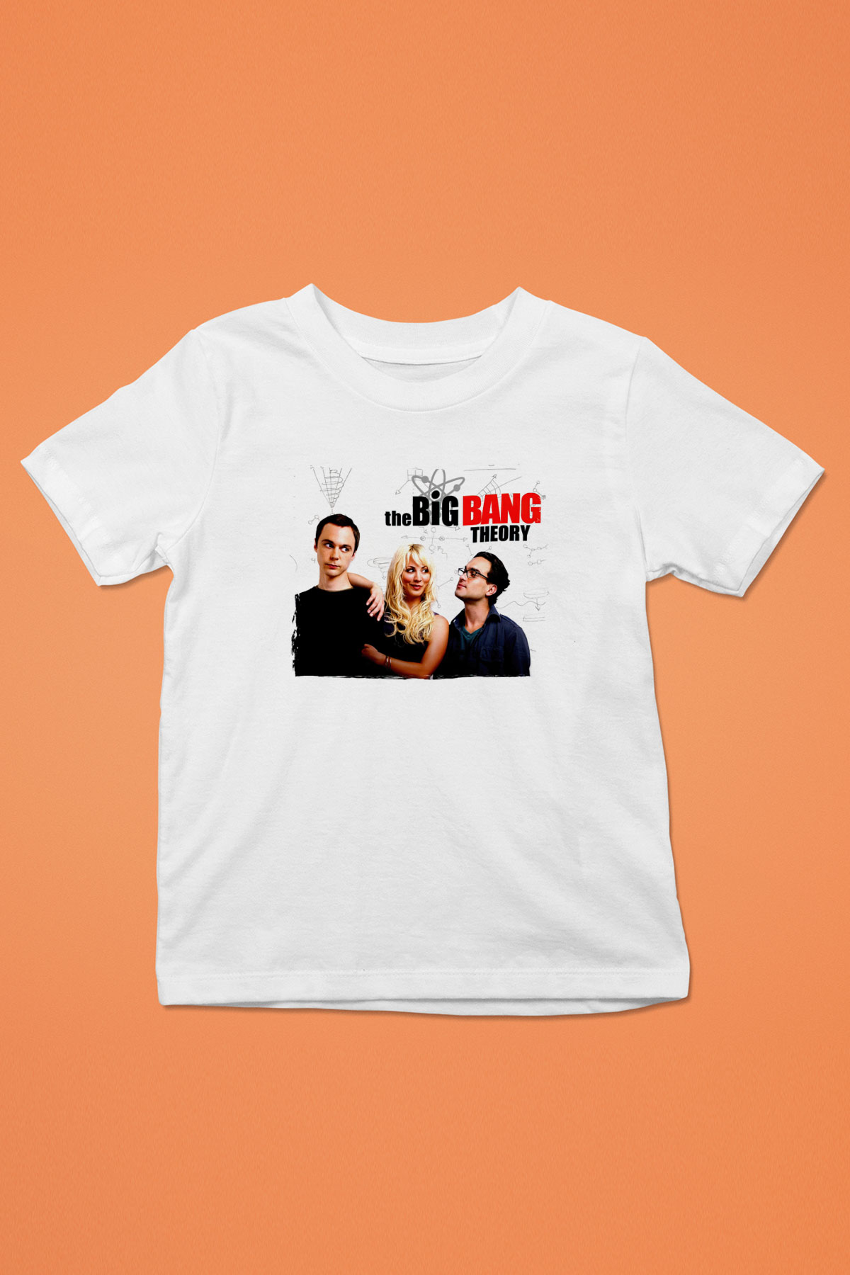 The Big Bang Theory Beyaz Unisex Çocuk Tişört