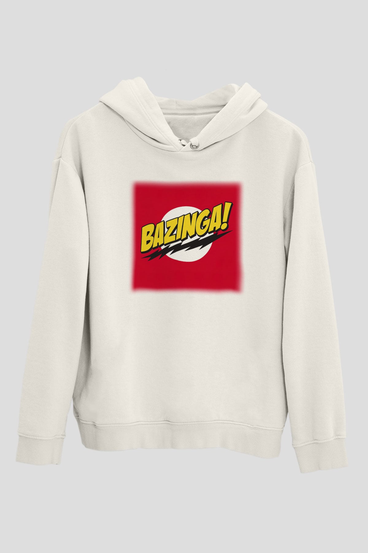 The Big Bang Theory Beyaz Unisex Kapşonlu Sweatshirt