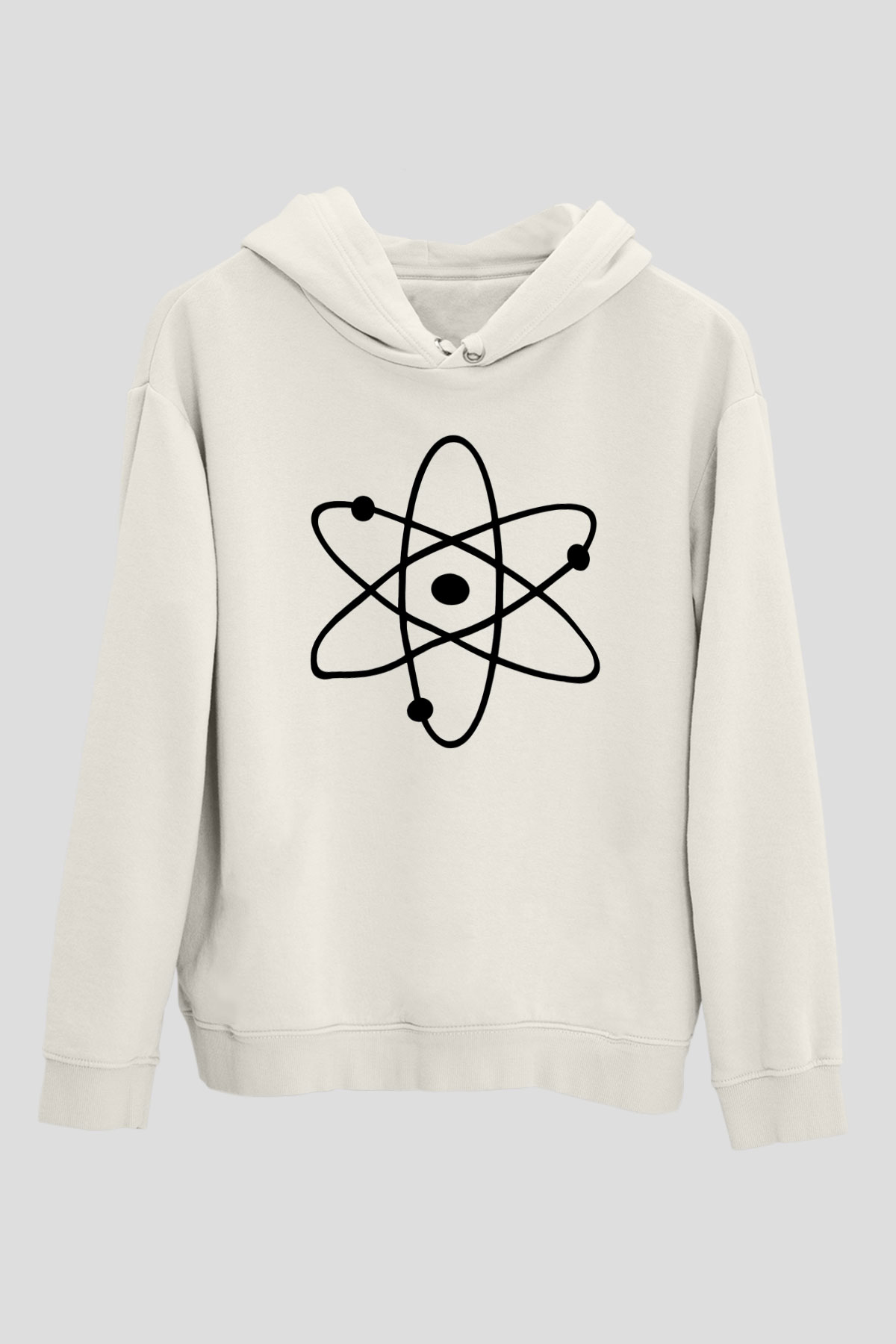 The Big Bang Theory Beyaz Unisex Kapşonlu Sweatshirt