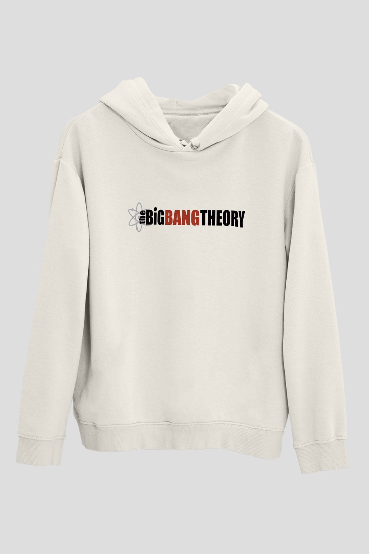 The Big Bang Theory Beyaz Unisex Kapşonlu Sweatshirt