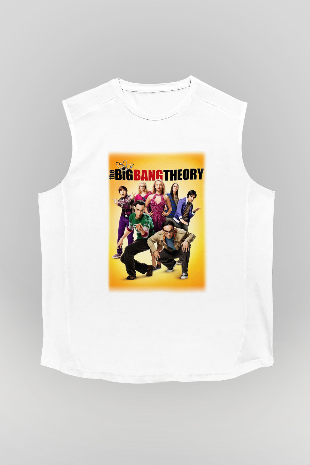 The Big Bang Theory Beyaz Unisex Kolsuz Tişört
