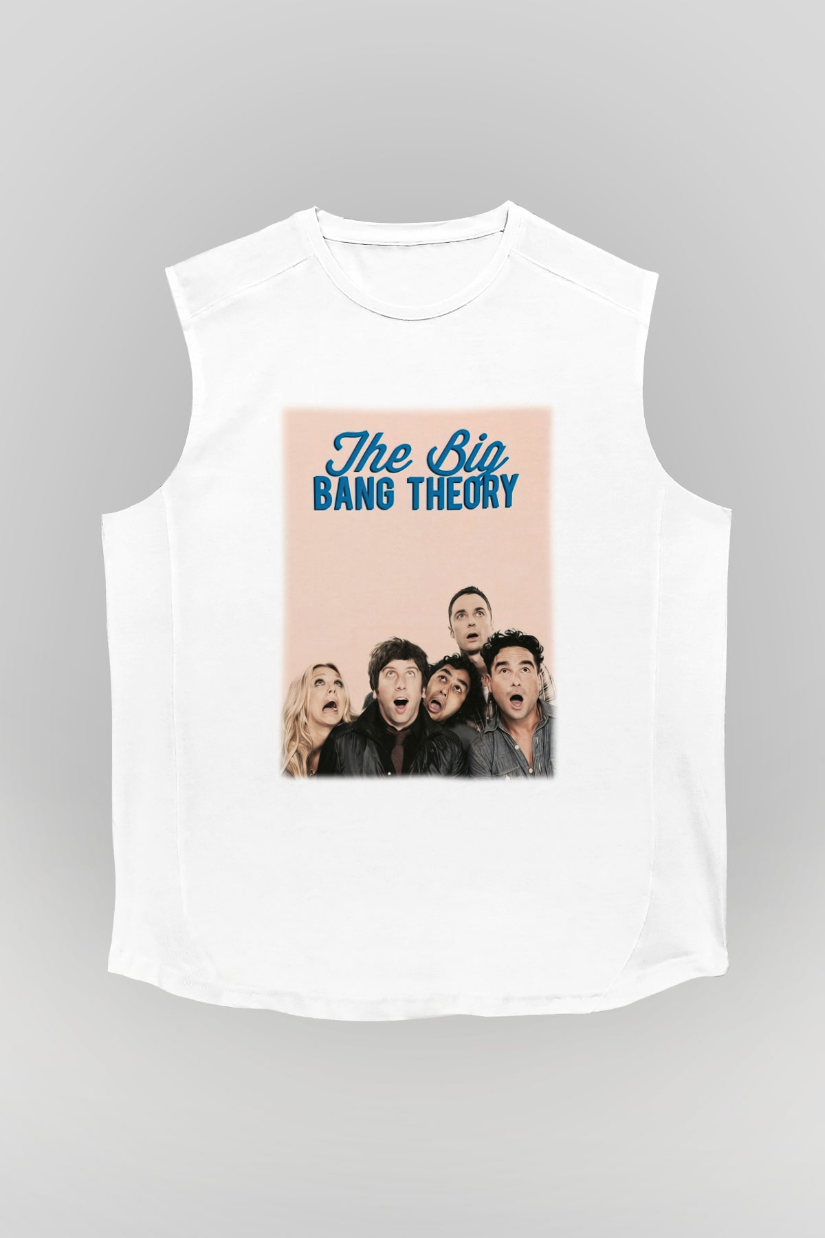 The Big Bang Theory Beyaz Unisex Kolsuz Tişört