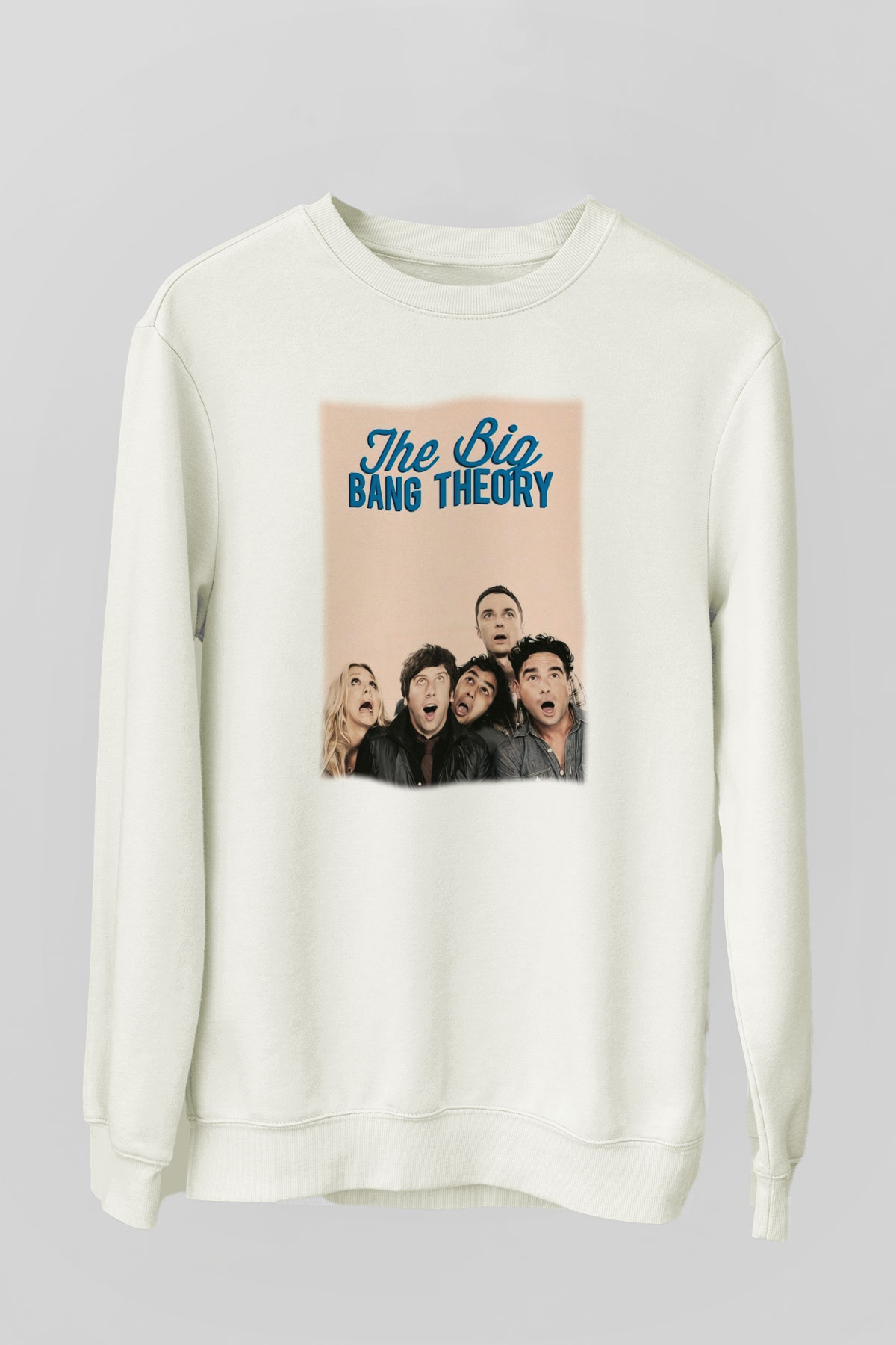 The Big Bang Theory Beyaz Unisex Sweatshirt