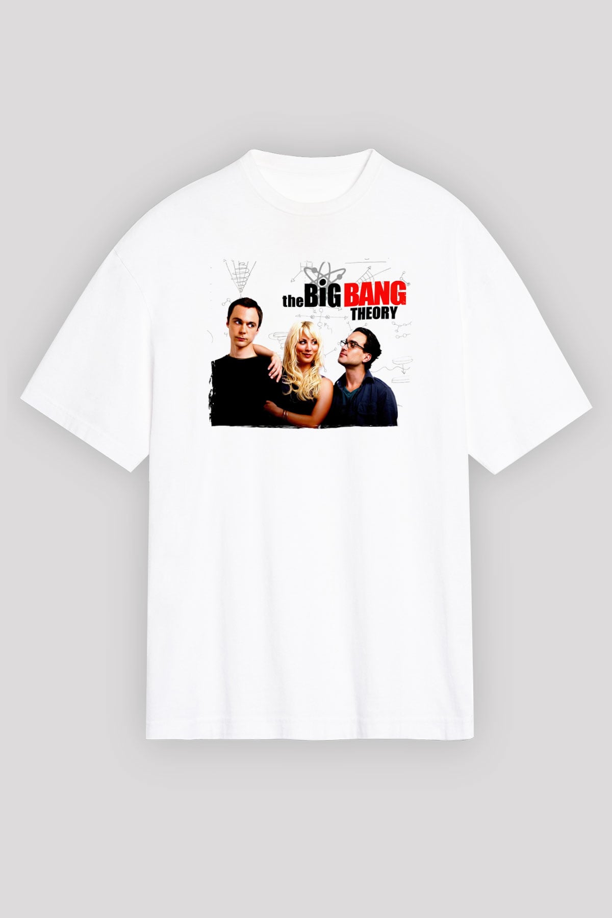 The Big Bang Theory Beyaz Unisex Tişört T-Shirt